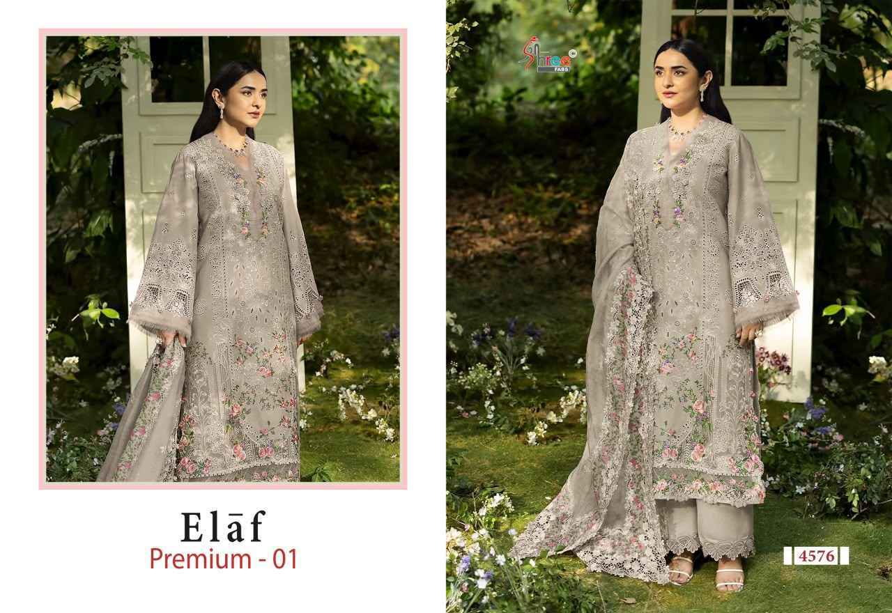 Shree Fabs Elaf Premium 01 Cotton Dress Material 6 pcs Catalogue