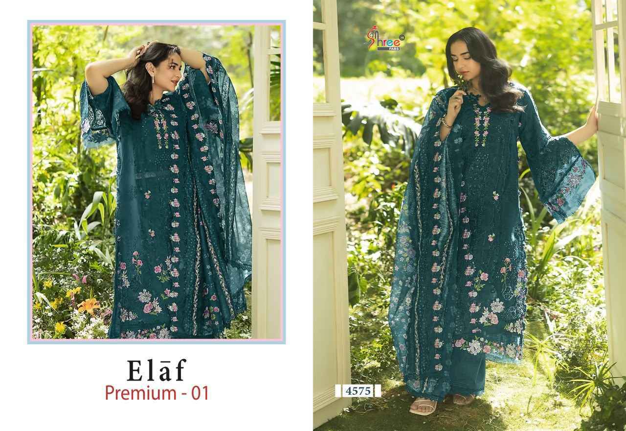 Shree Fabs Elaf Premium 01 Cotton Dress Material 6 pcs Catalogue