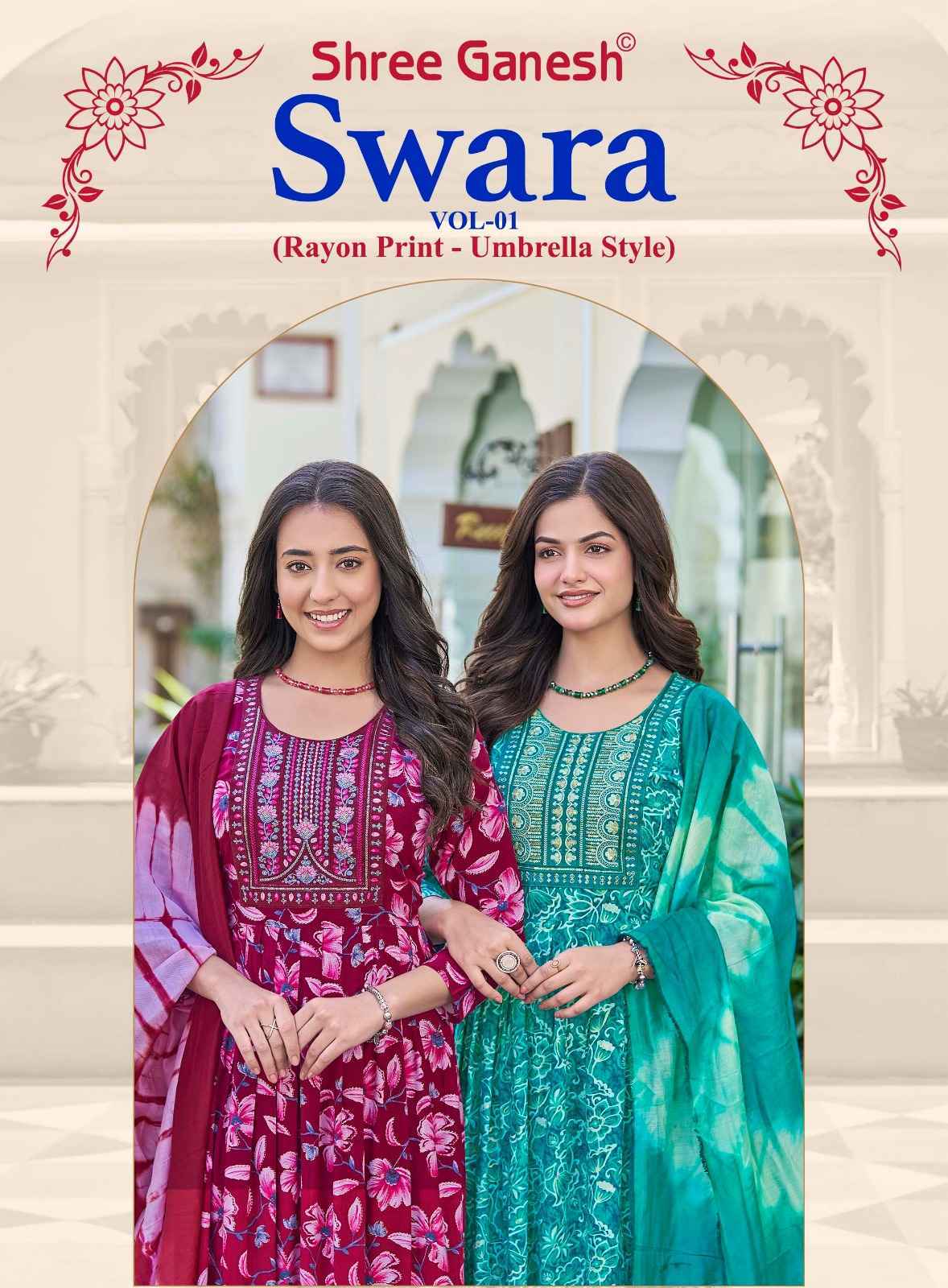 Shree Ganesh Swara Vol-1 Rayon Readymade Suit (10 pcs Catalogue)
