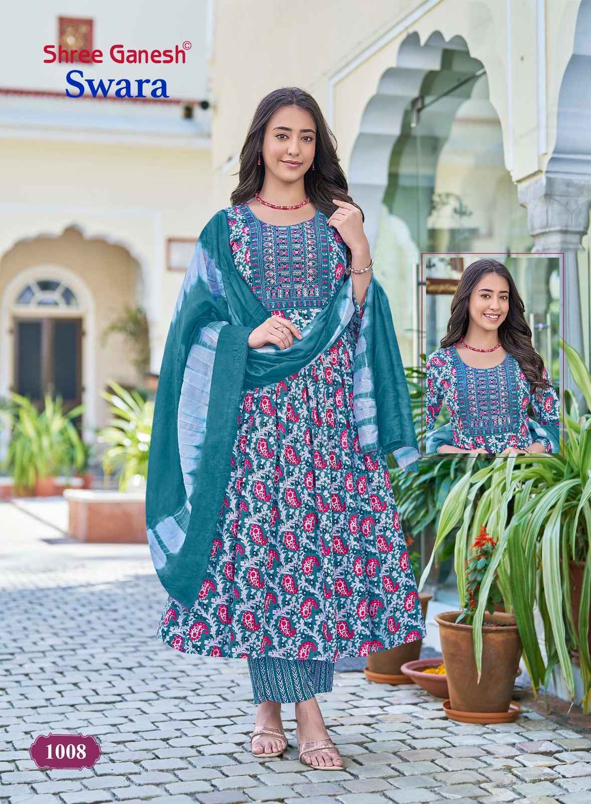 Shree Ganesh Swara Vol-1 Rayon Readymade Suit (10 pcs Catalogue)