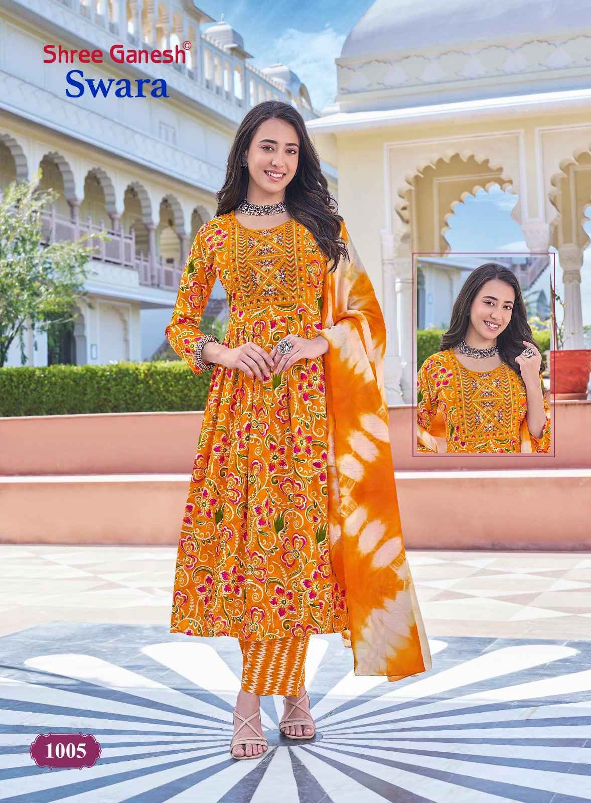 Shree Ganesh Swara Vol-1 Rayon Readymade Suit (10 pcs Catalogue)