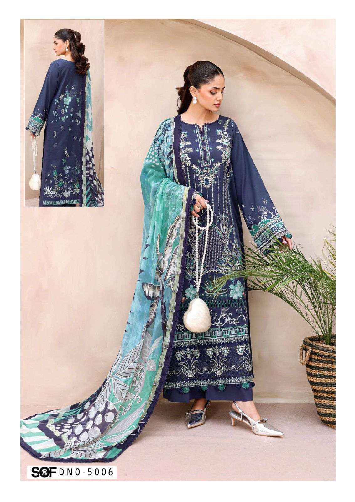 Shree Om Fab Asim Jofa Vol-5 Cotton Dress Material (6 pcs Catalogue)
