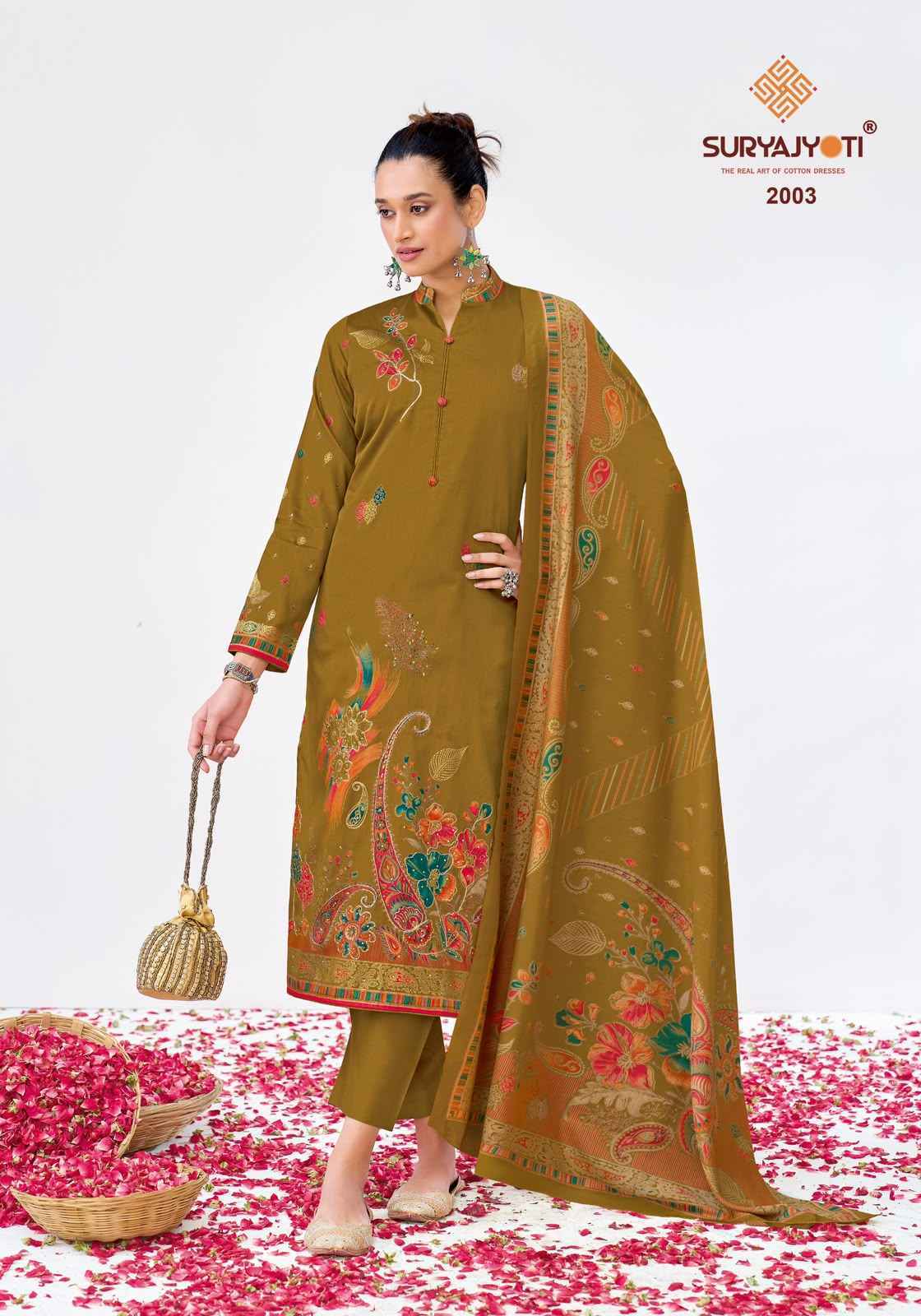 Suryajyoti Kaara Cotton Vol 2 Cotton Dress 6 pcs Catalogue