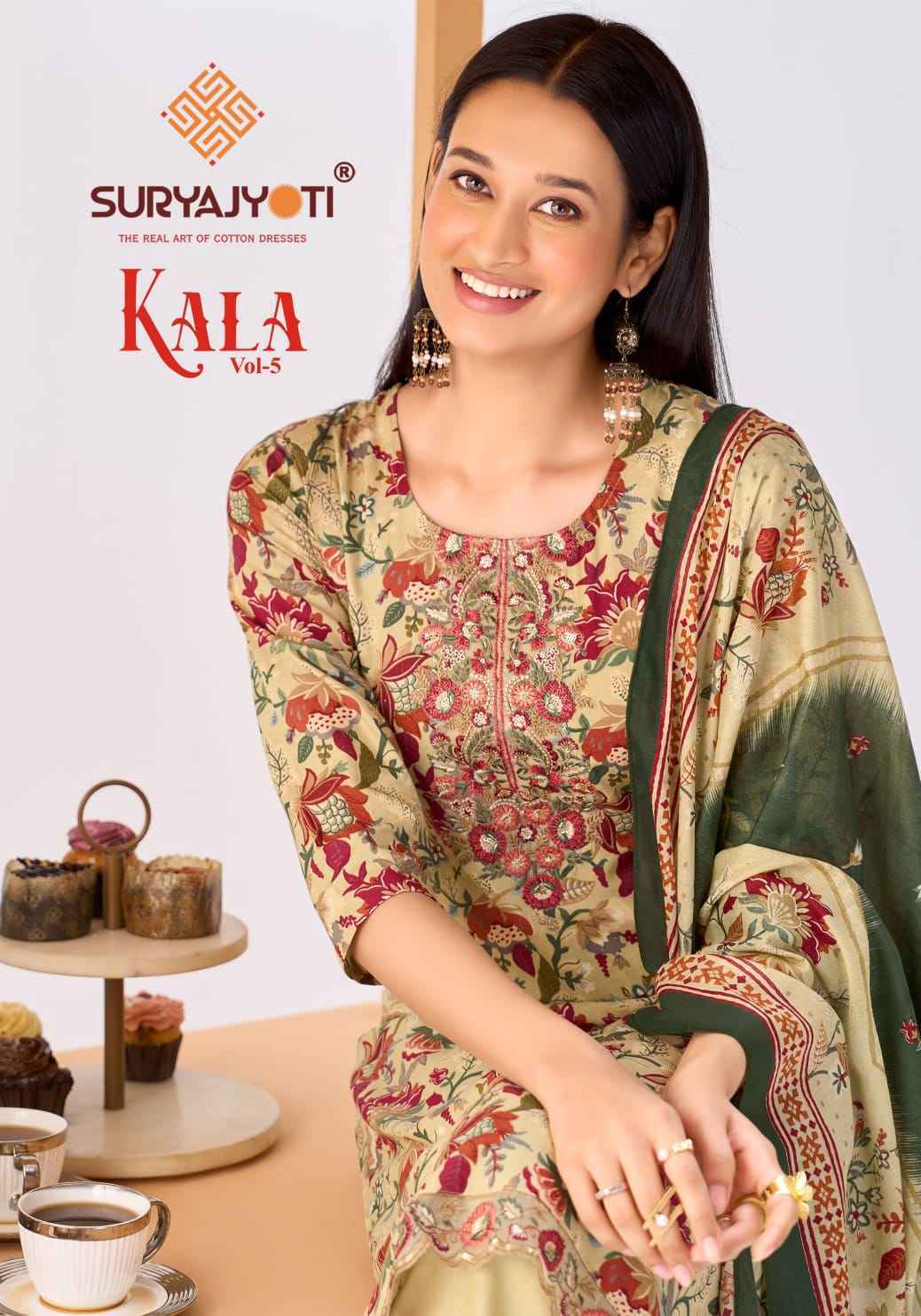 Suryajyoti Kala Vol-5 Readymade Cotton Dress (8 pcs Catalogue)