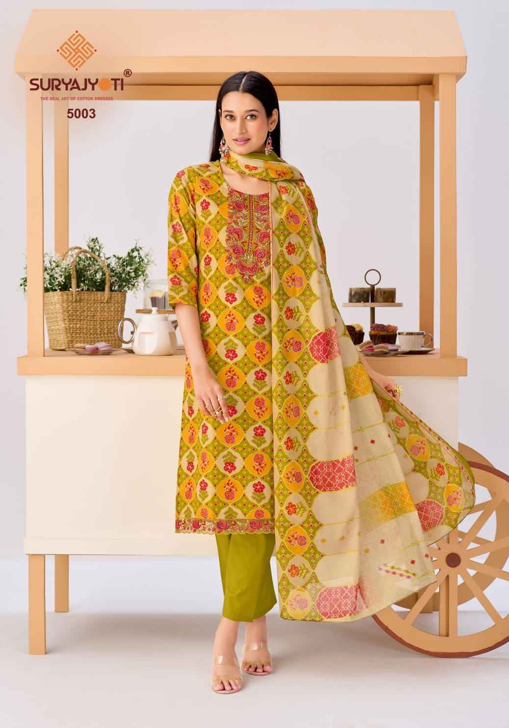 Suryajyoti Kala Vol-5 Readymade Cotton Dress (8 pcs Catalogue)
