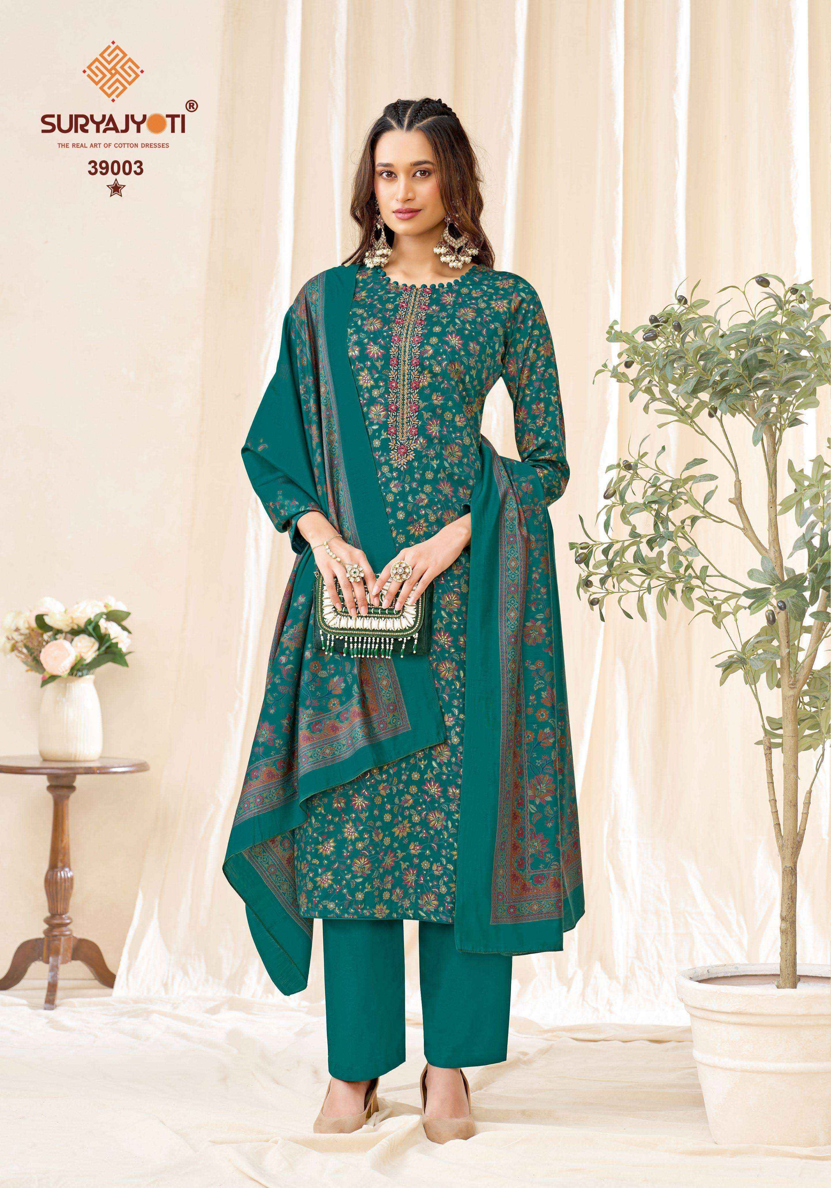 Suryajyoti Kalki Vol-39 Jam Satin Dress Material (8 Pcs Catalouge)