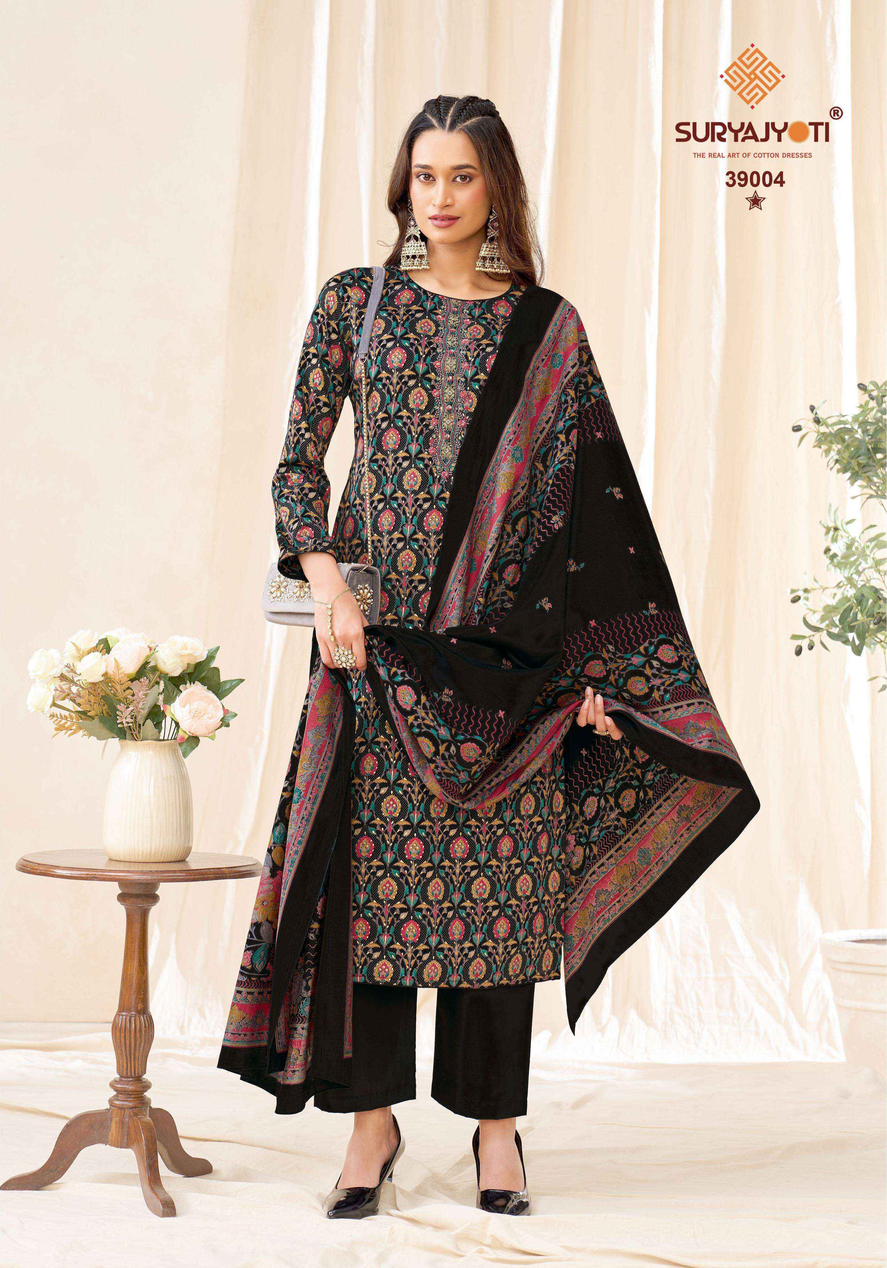 Suryajyoti Kalki Vol-39 Jam Satin Dress Material (8 Pcs Catalouge)