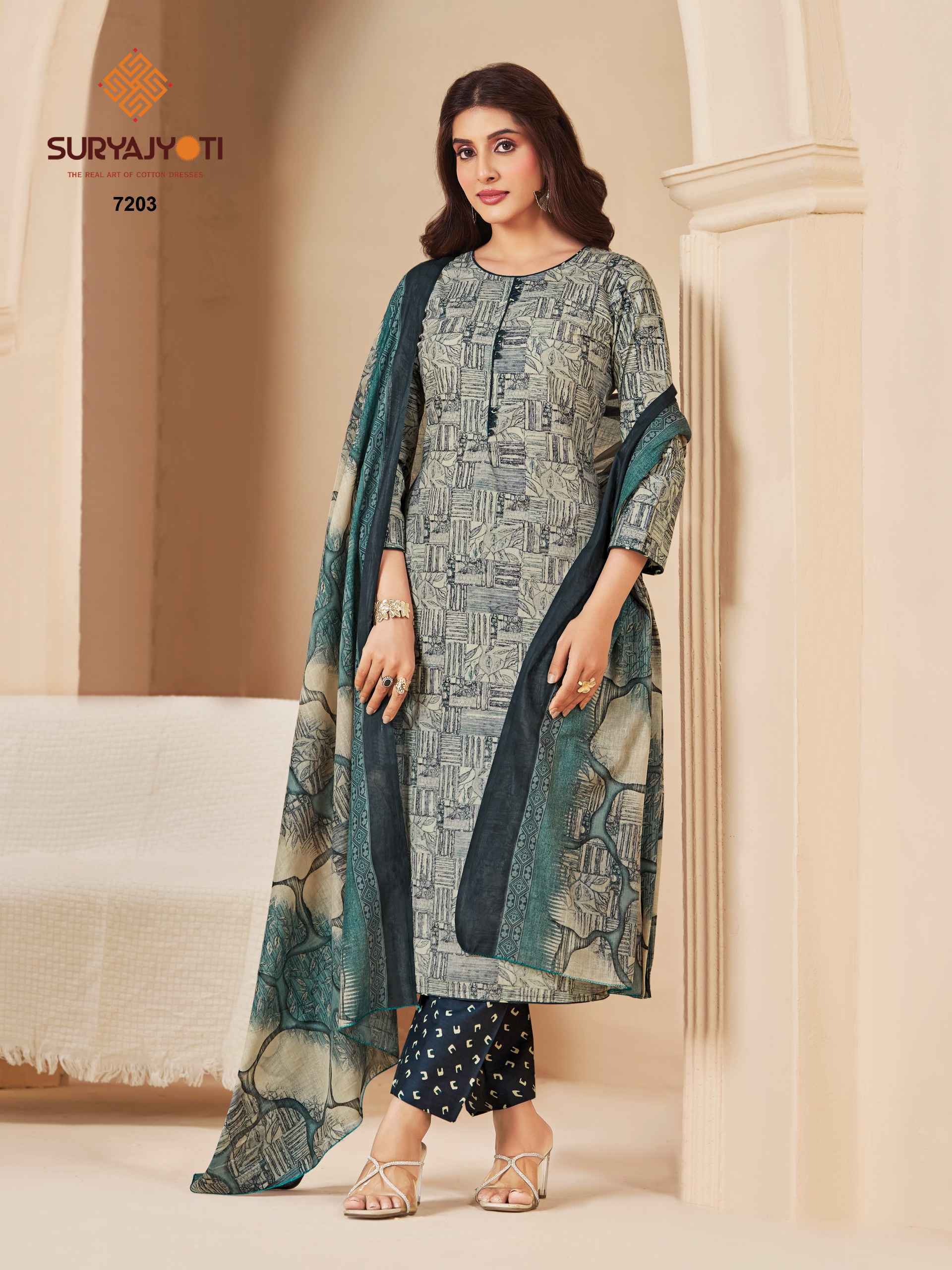 Suryajyoti Trendy Cotton Vol-72 Cotton Dress Material (20 pcs Catalogue)