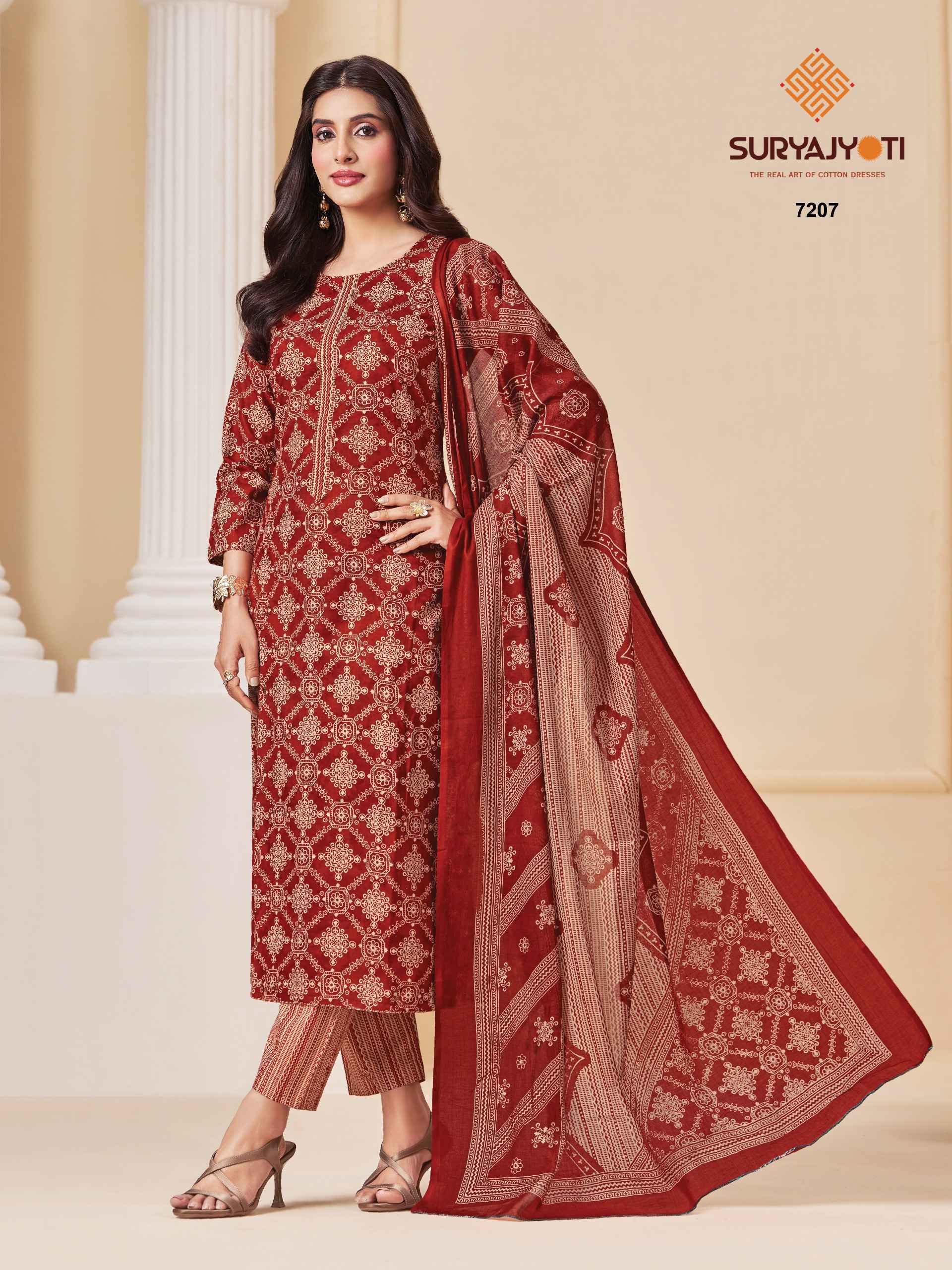 Suryajyoti Trendy Cotton Vol-72 Cotton Dress Material (20 pcs Catalogue)