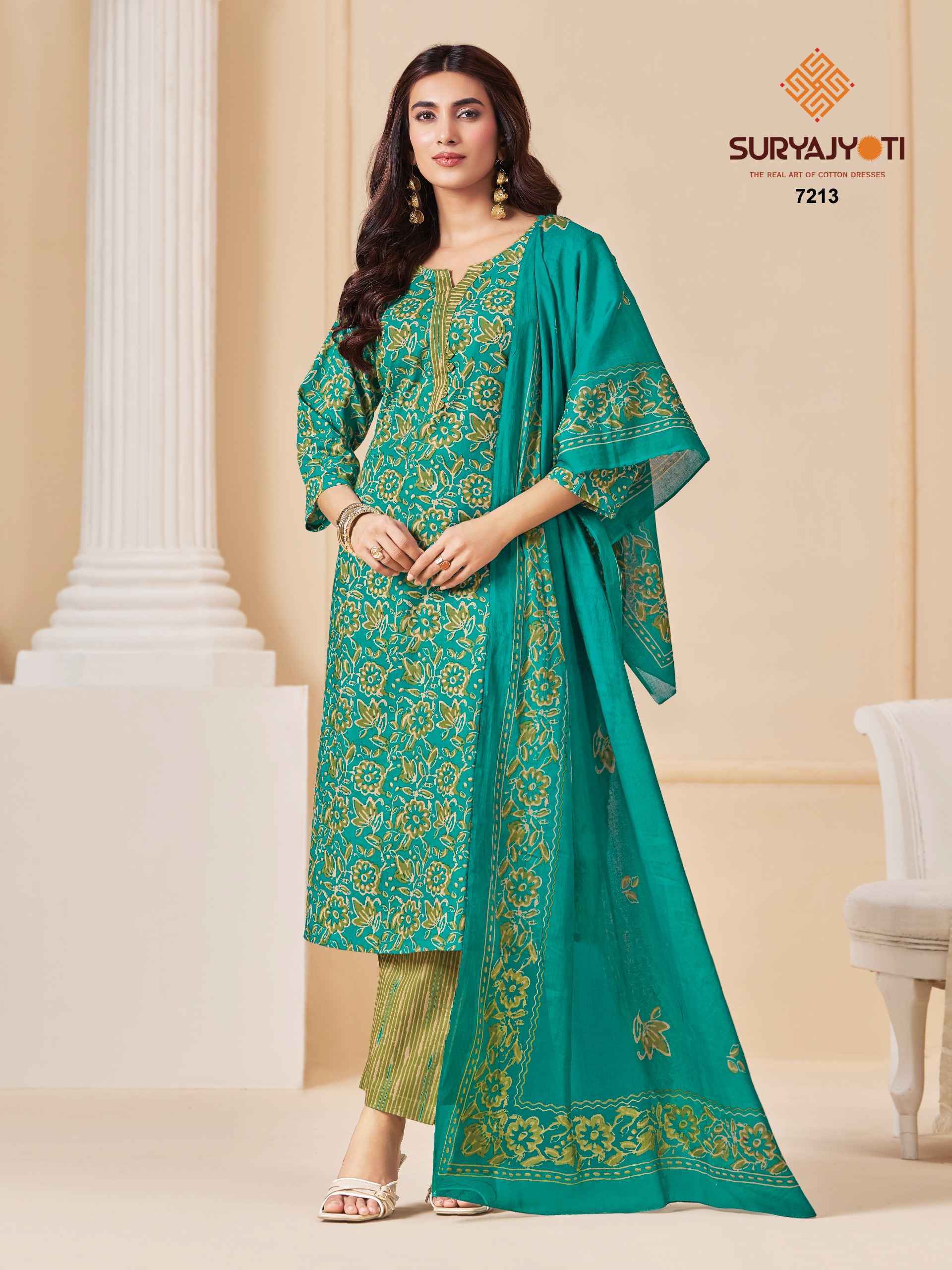 Suryajyoti Trendy Cotton Vol-72 Cotton Dress Material (20 pcs Catalogue)