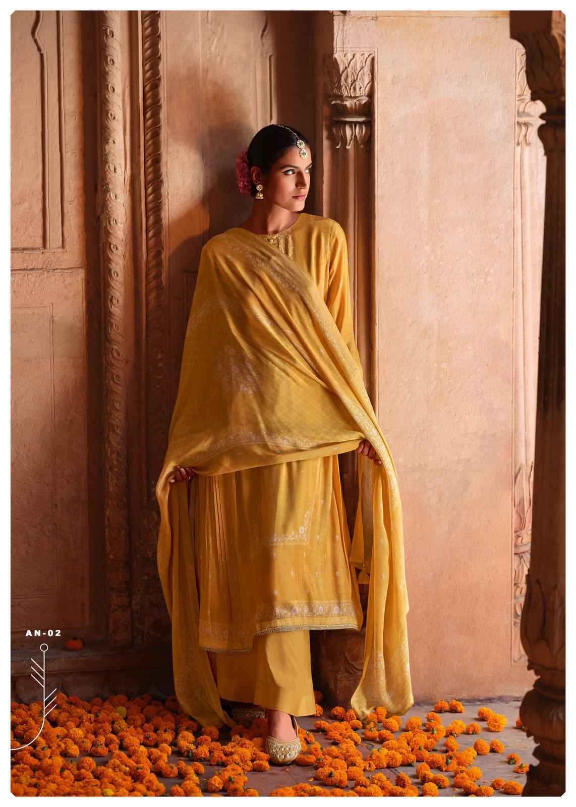 Varshaa Arnica Muslin Dress Material 4 pcs Catalogue