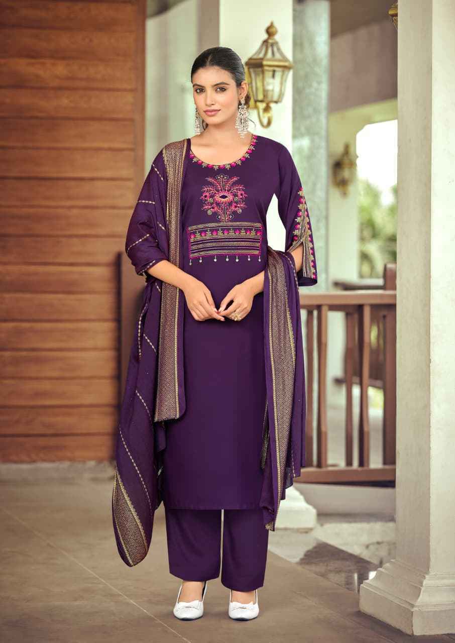 Woodee Nikhaar Rayon Readymade Suit (6 pcs Catalogue)