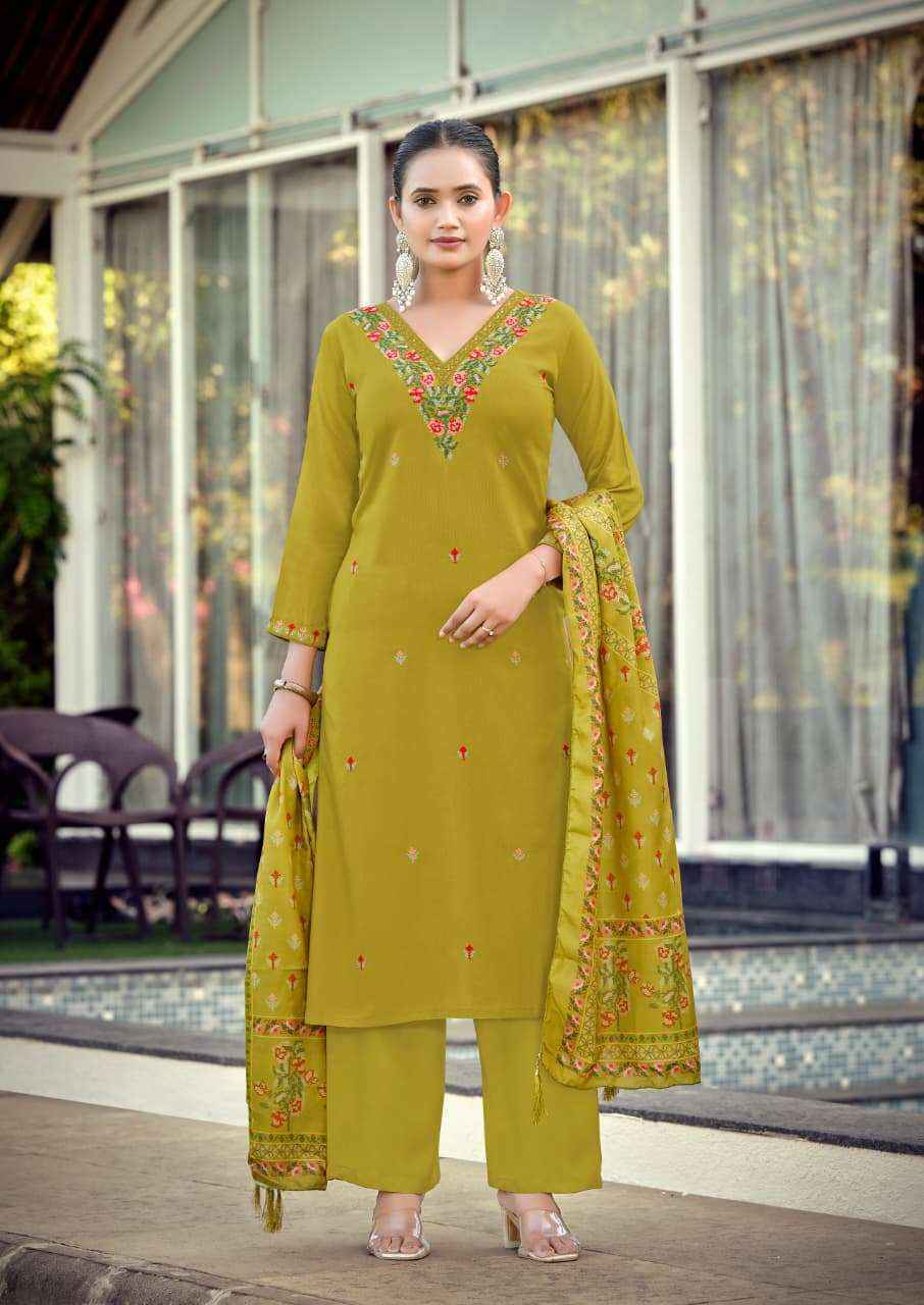 Woodee Rutavi Rayon Readymade Suit (6 pcs Catalogue)