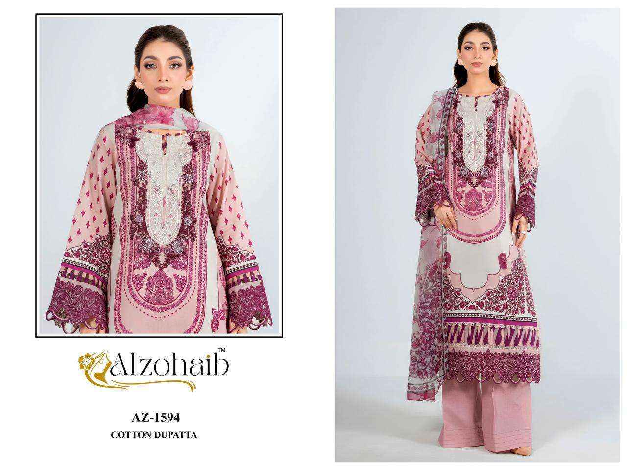 Al Zohaib Anisa Vol 2 Cotton Dress Material 4 pcs Catalogue