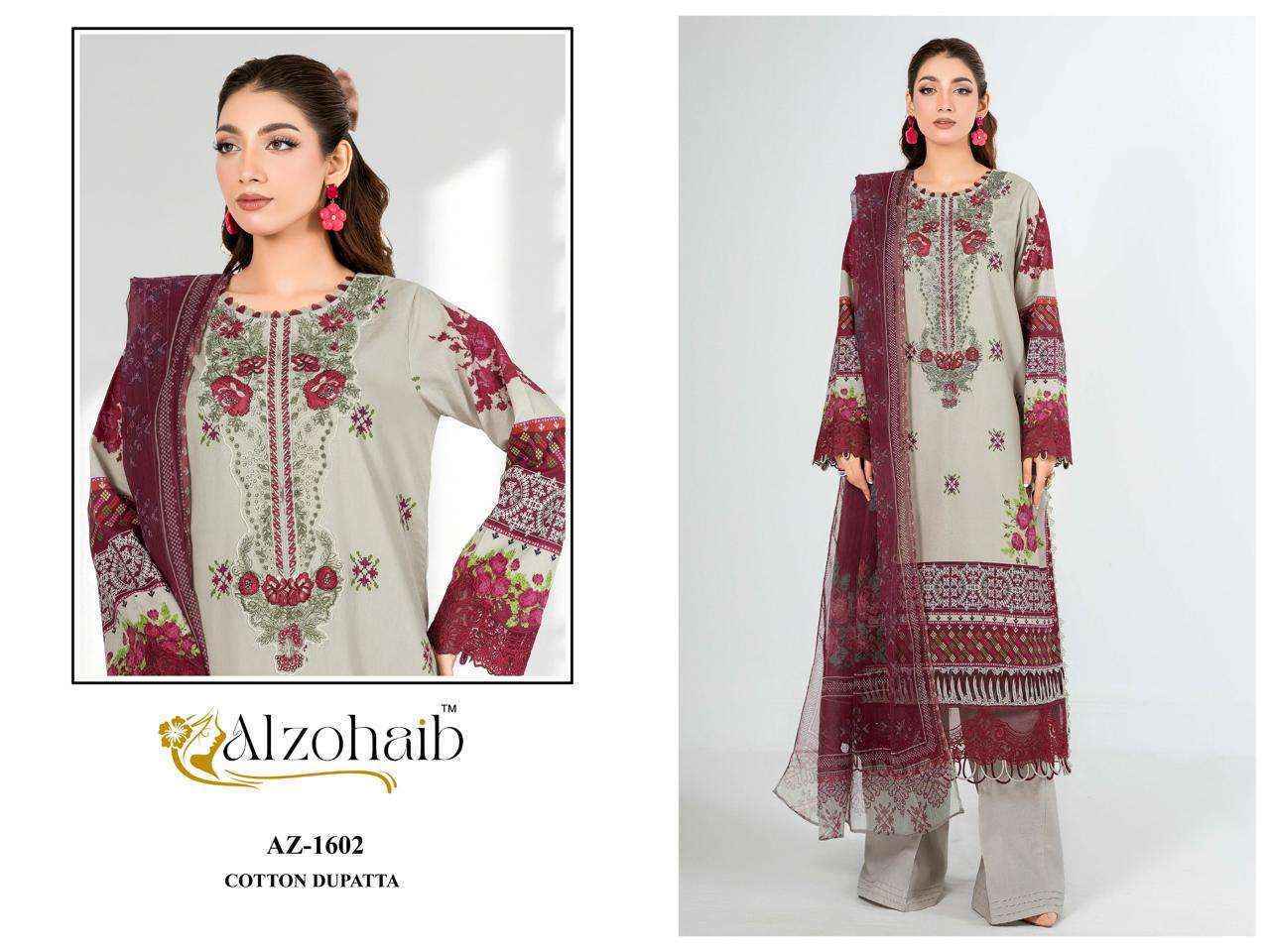 Al Zohaib Anisa Vol 2 Cotton Dress Material 4 pcs Catalogue