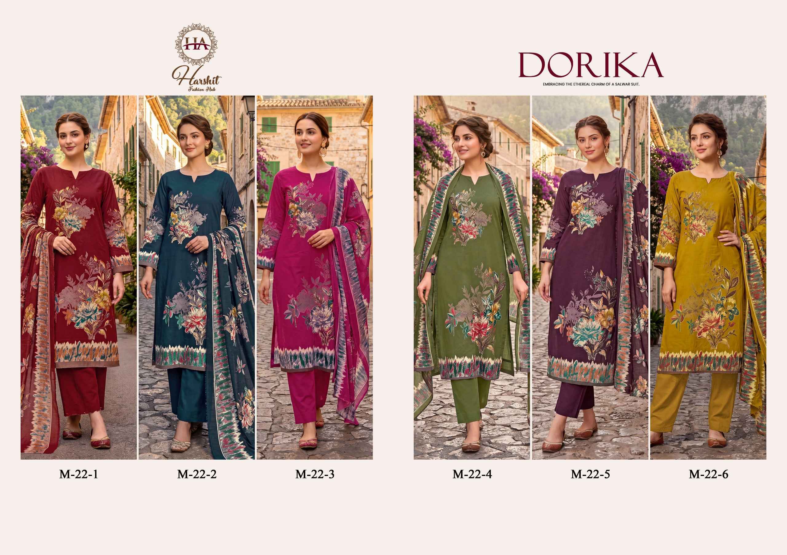 Alok Dorika Mudaal Dress Material 6 pcs Catalogue