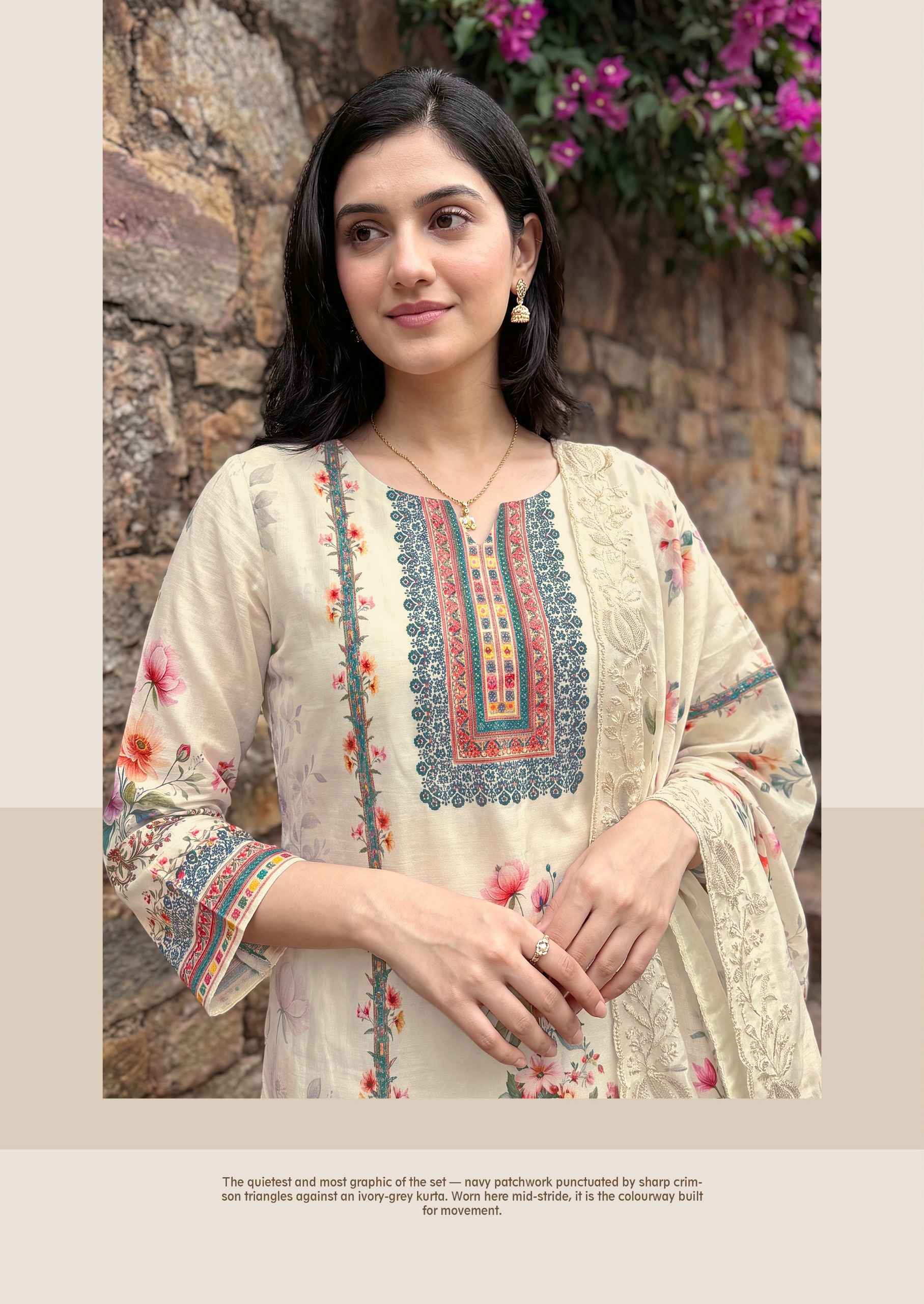 Alok Florenza Viscose Maslin Dress Material 6 pcs Catalogue