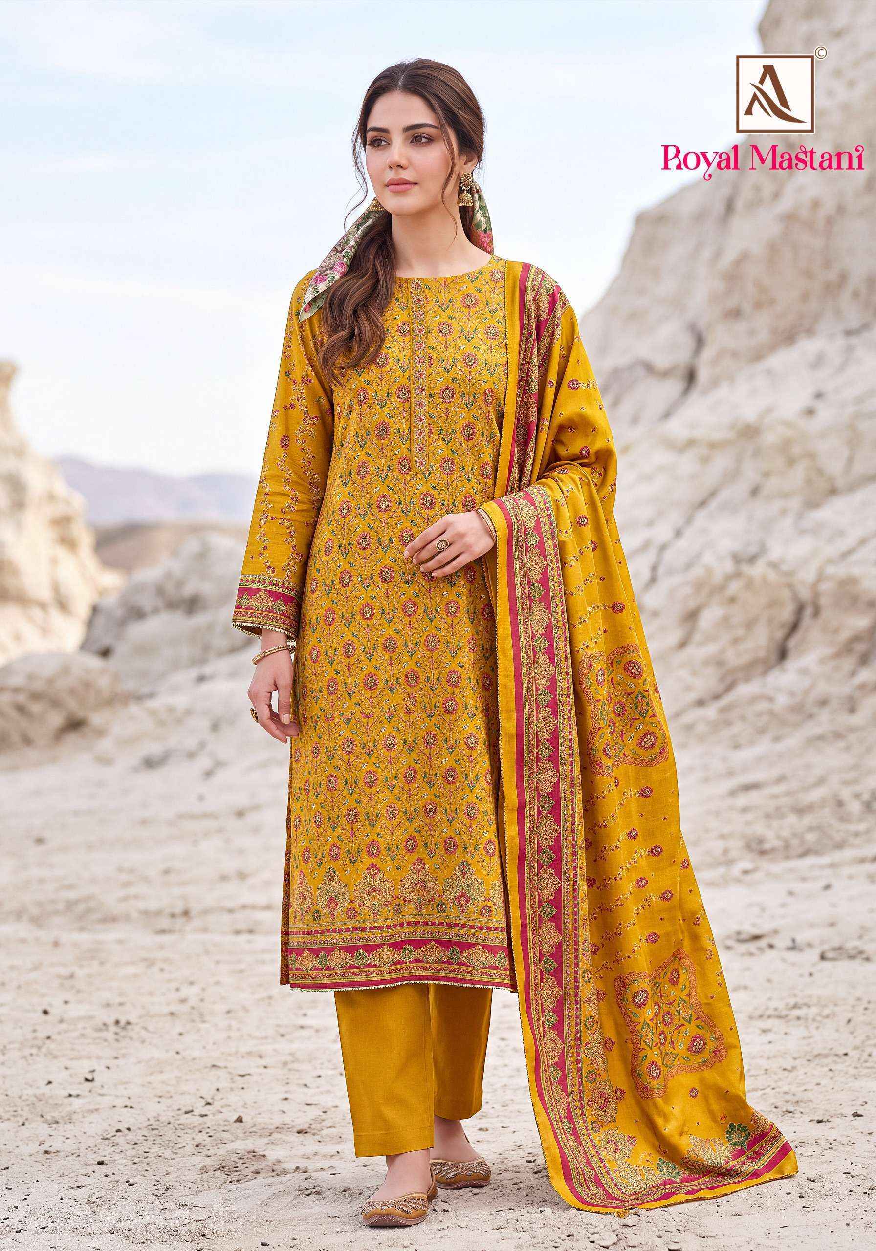 Alok Royal Mastani Viscose Dress Material 6 pcs Catalogue