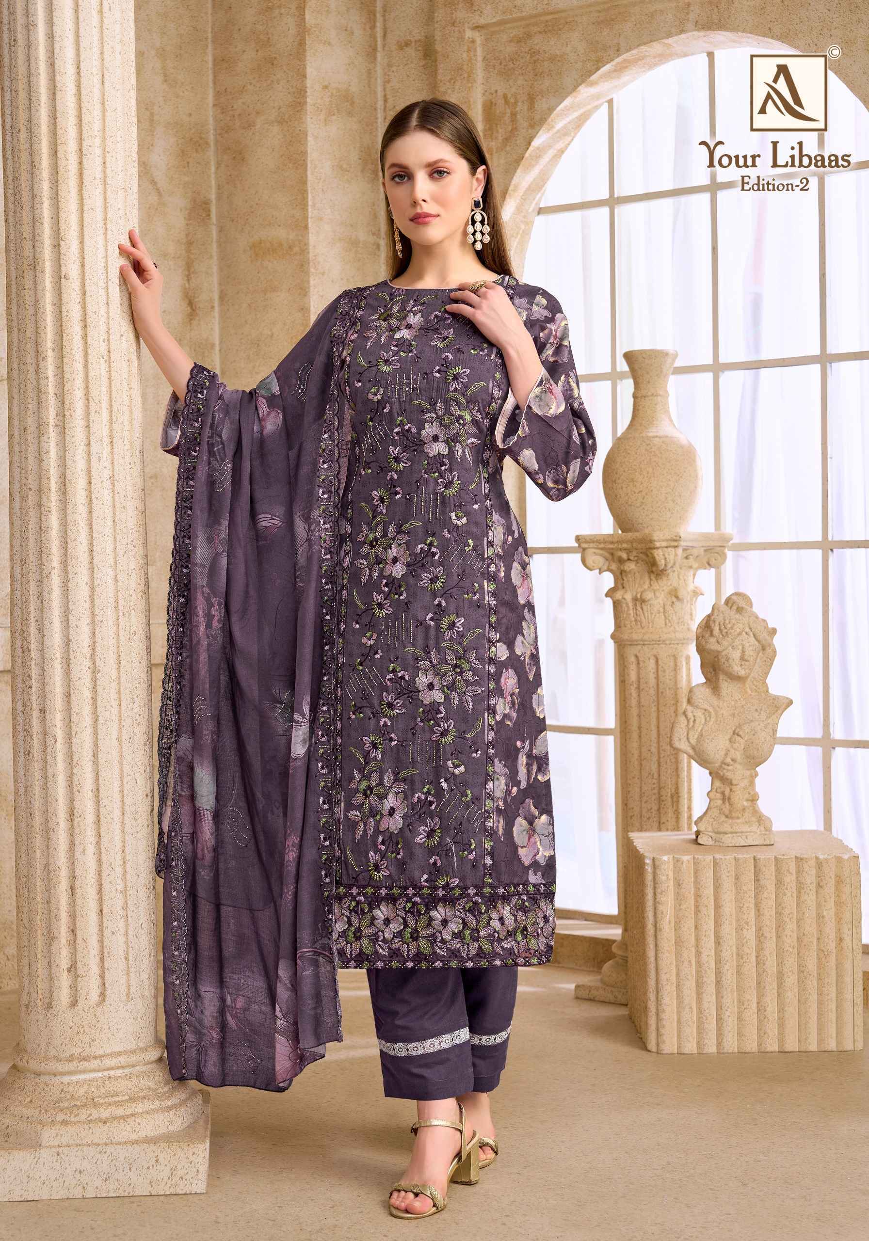 Alok Your Libaas Edition 2 Cambric Cotton Dress Material 6 pcs Catalogue