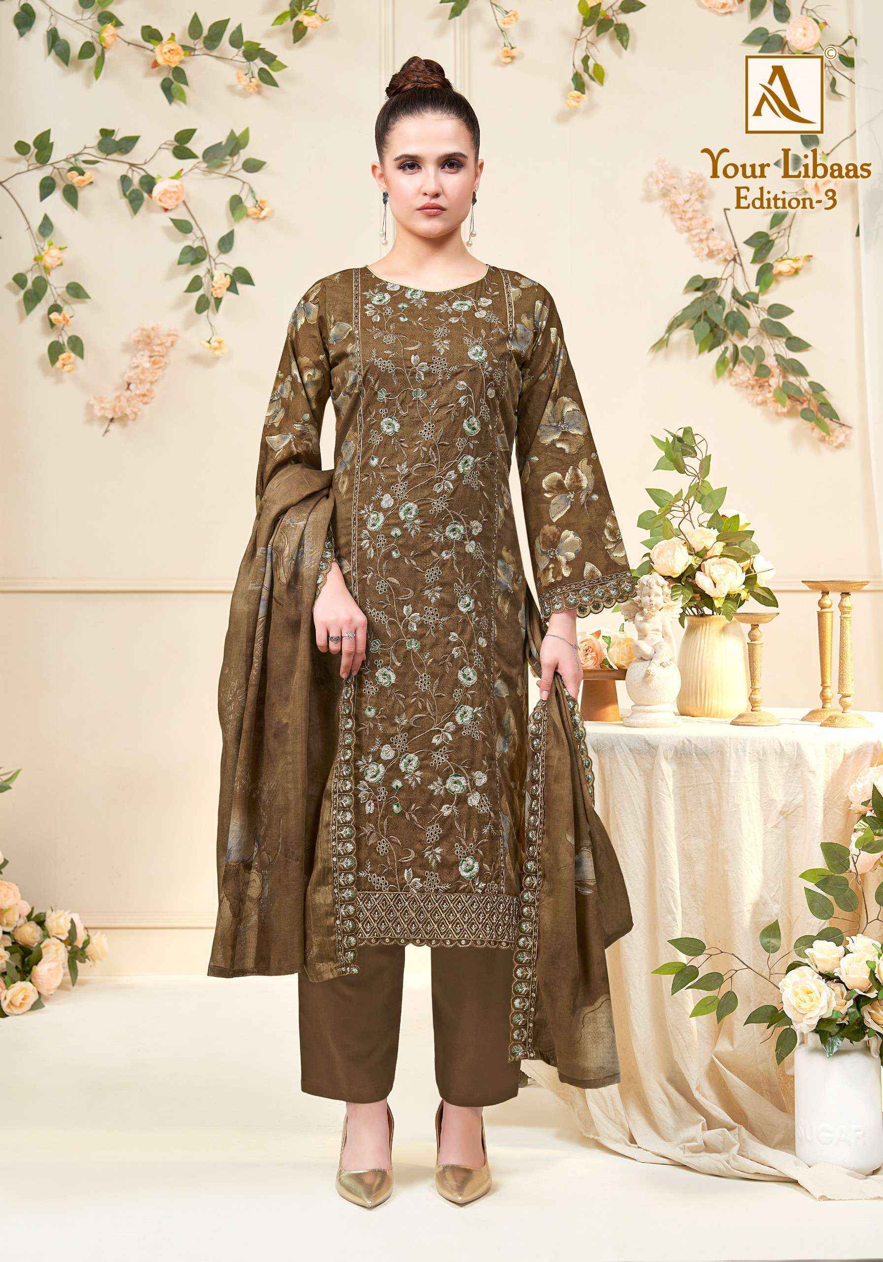 Alok Your Libaas Edition 3 Cambric Cotton Dress Material 6 pcs Catalogue