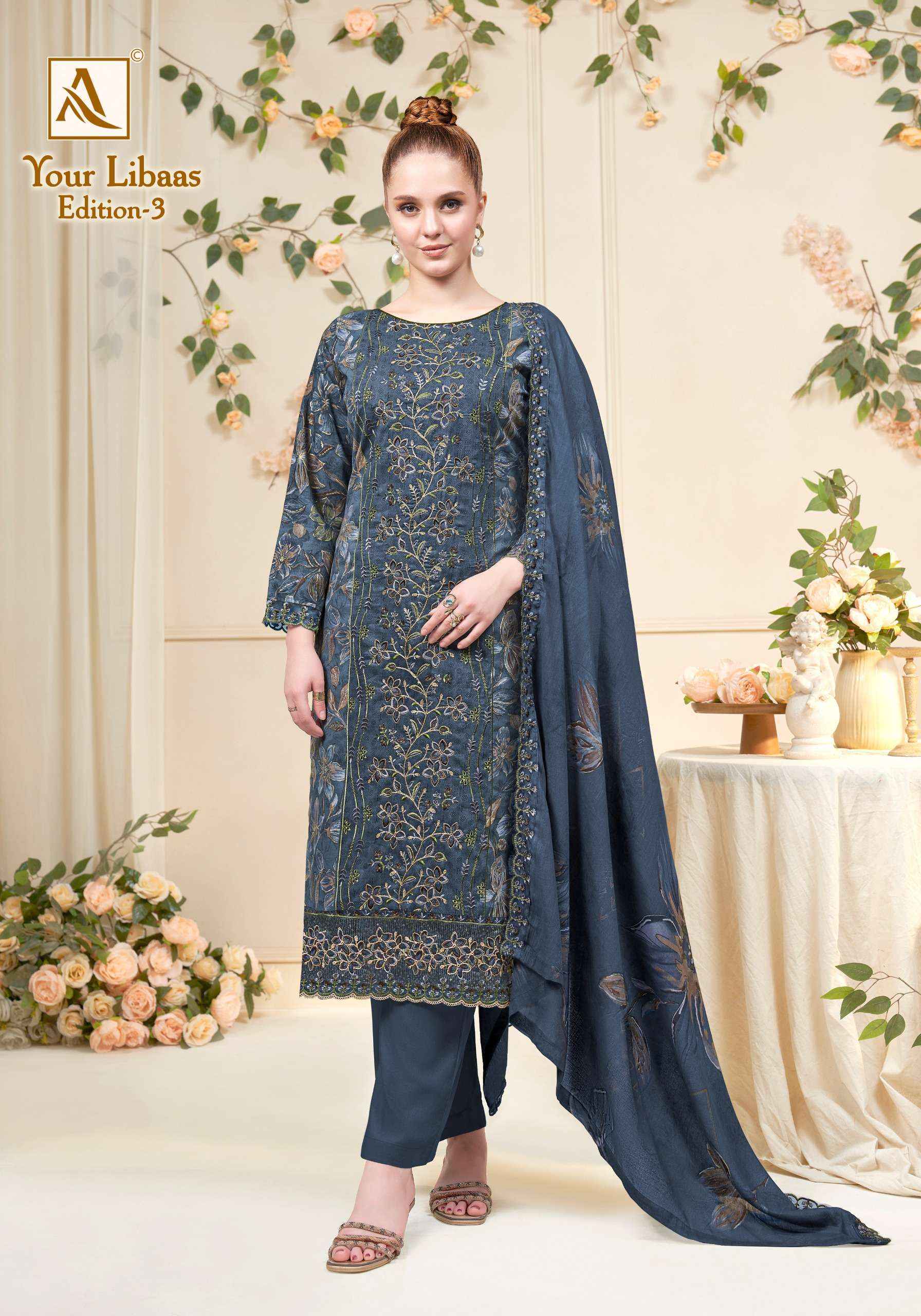 Alok Your Libaas Edition 3 Cambric Cotton Dress Material 6 pcs Catalogue