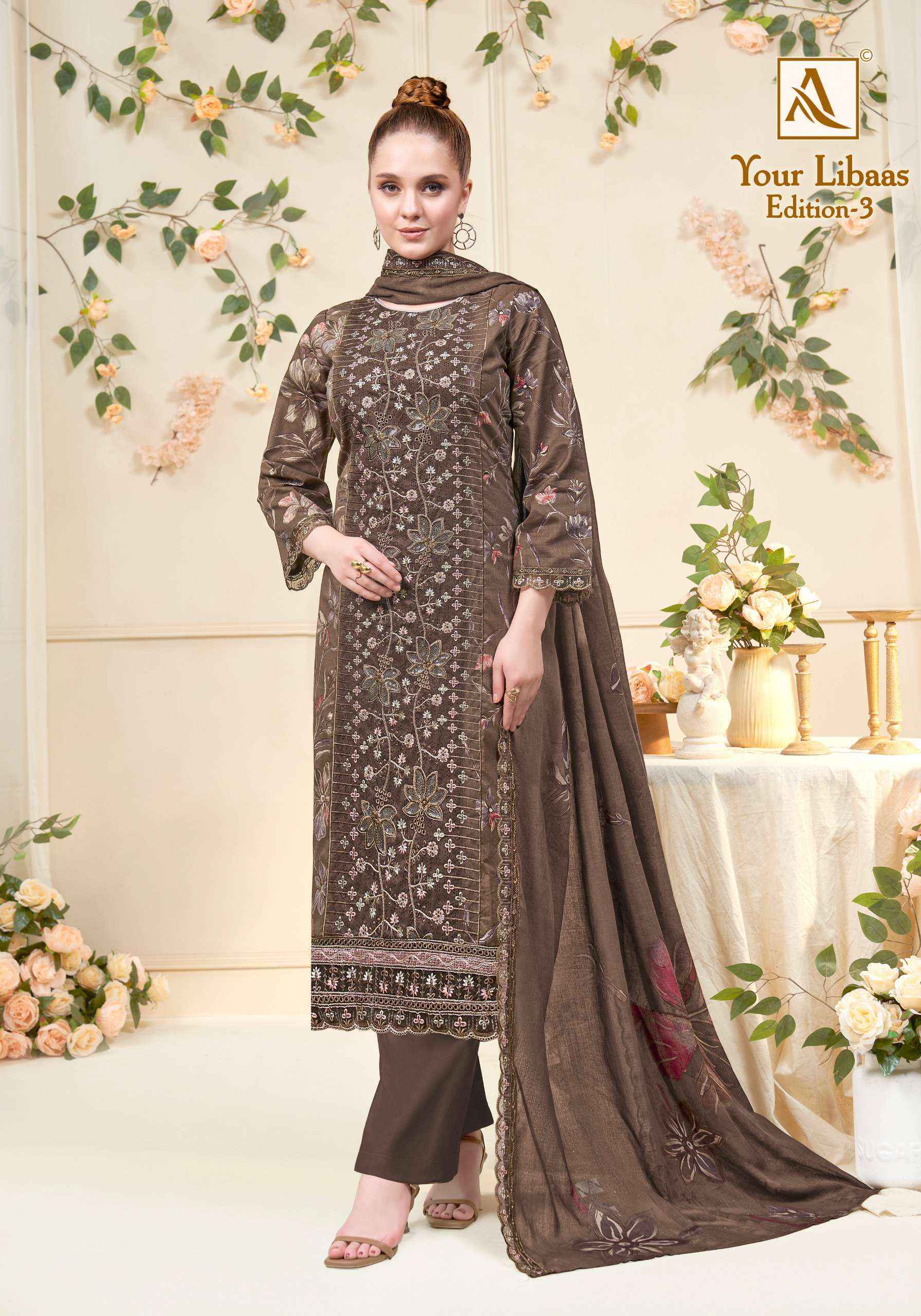 Alok Your Libaas Edition 3 Cambric Cotton Dress Material 6 pcs Catalogue