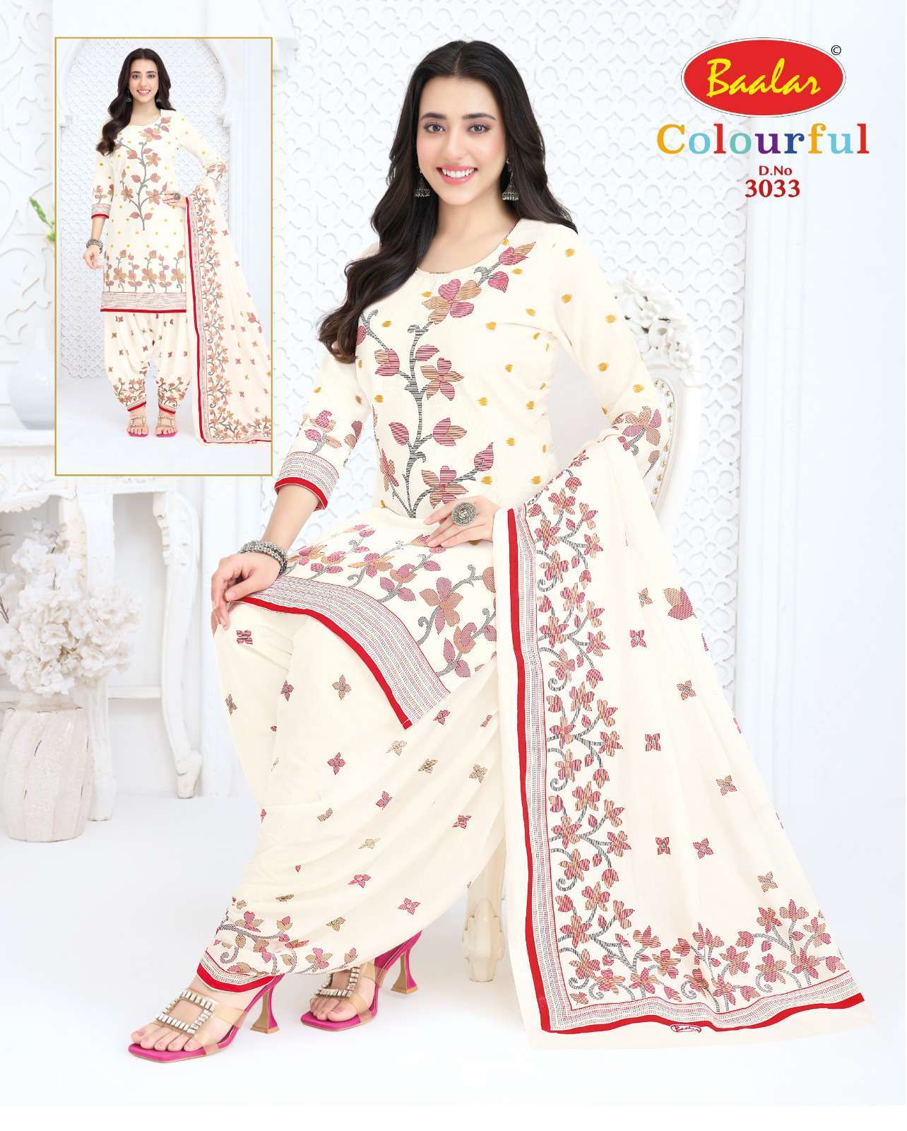 Baalar Colourful Vol 30 Cotton Dress Material 36 pcs Catalogue