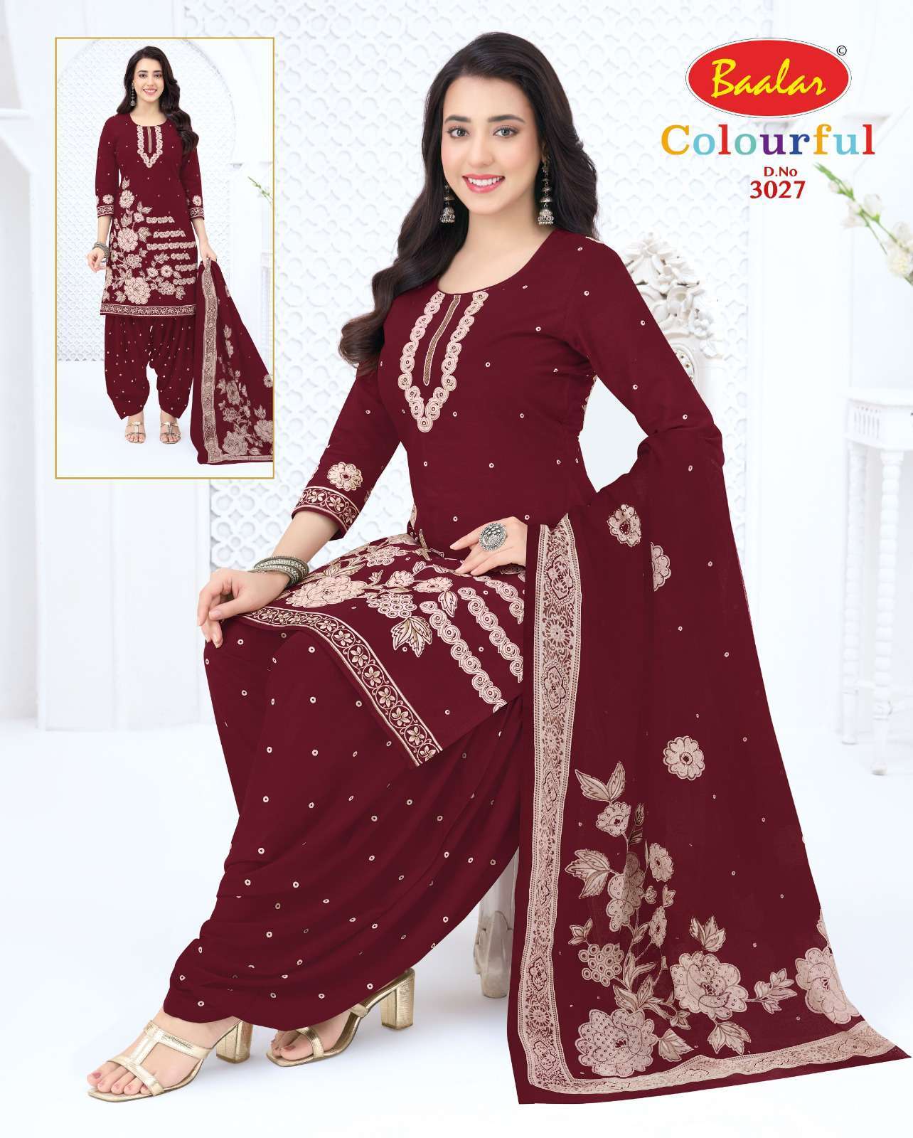 Baalar Colourful Vol 30 Cotton Dress Material 36 pcs Catalogue