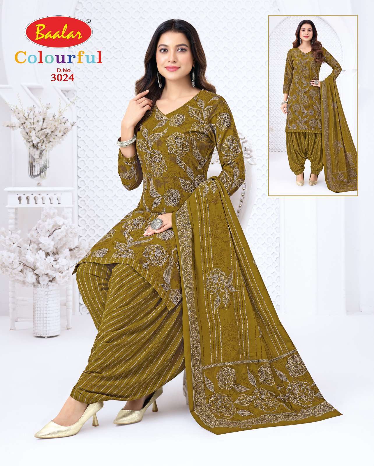 Baalar Colourful Vol 30 Cotton Dress Material 36 pcs Catalogue