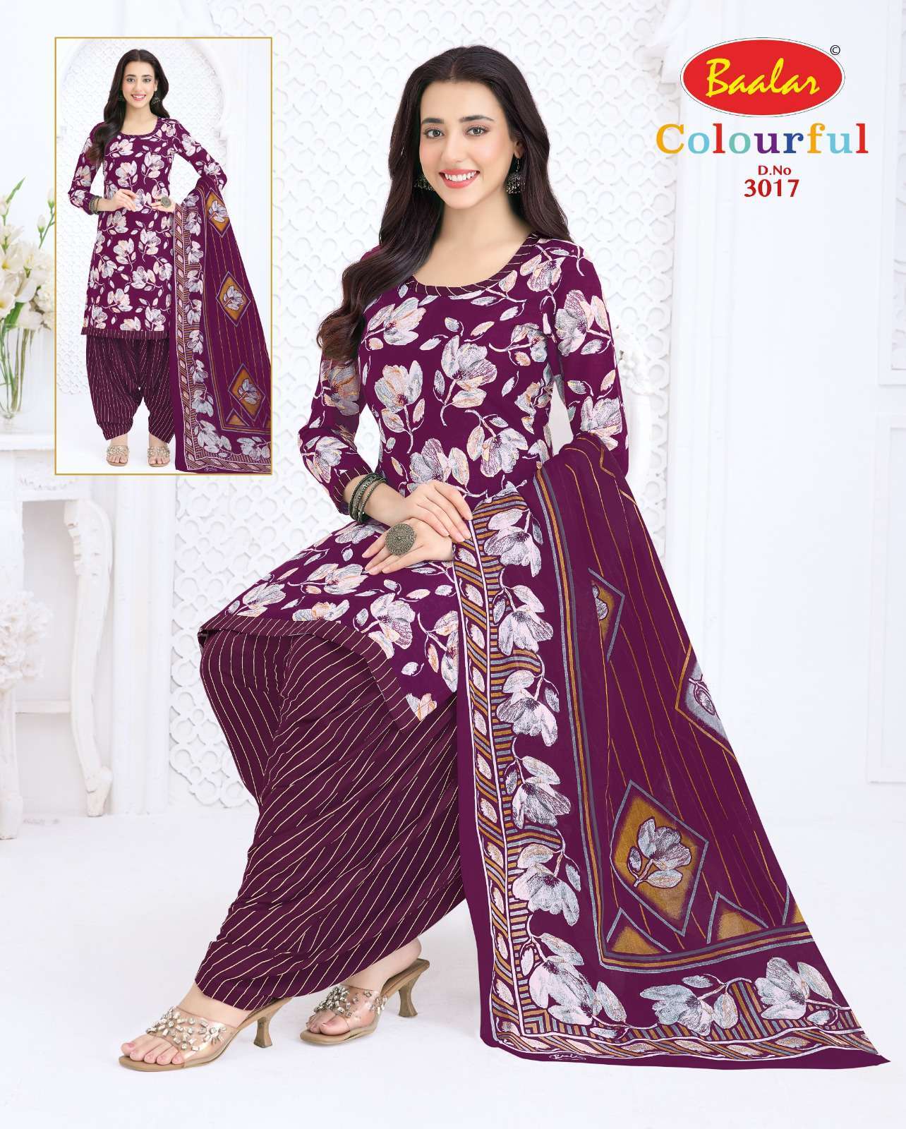 Baalar Colourful Vol 30 Cotton Dress Material 36 pcs Catalogue