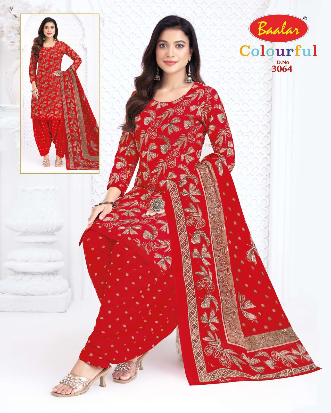 Baalar Colourful Vol 30 Cotton Dress Material 36 pcs Catalogue