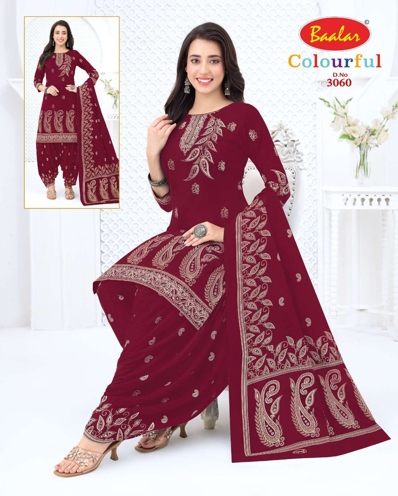 Baalar Colourful Vol 30 Cotton Dress Material 36 pcs Catalogue
