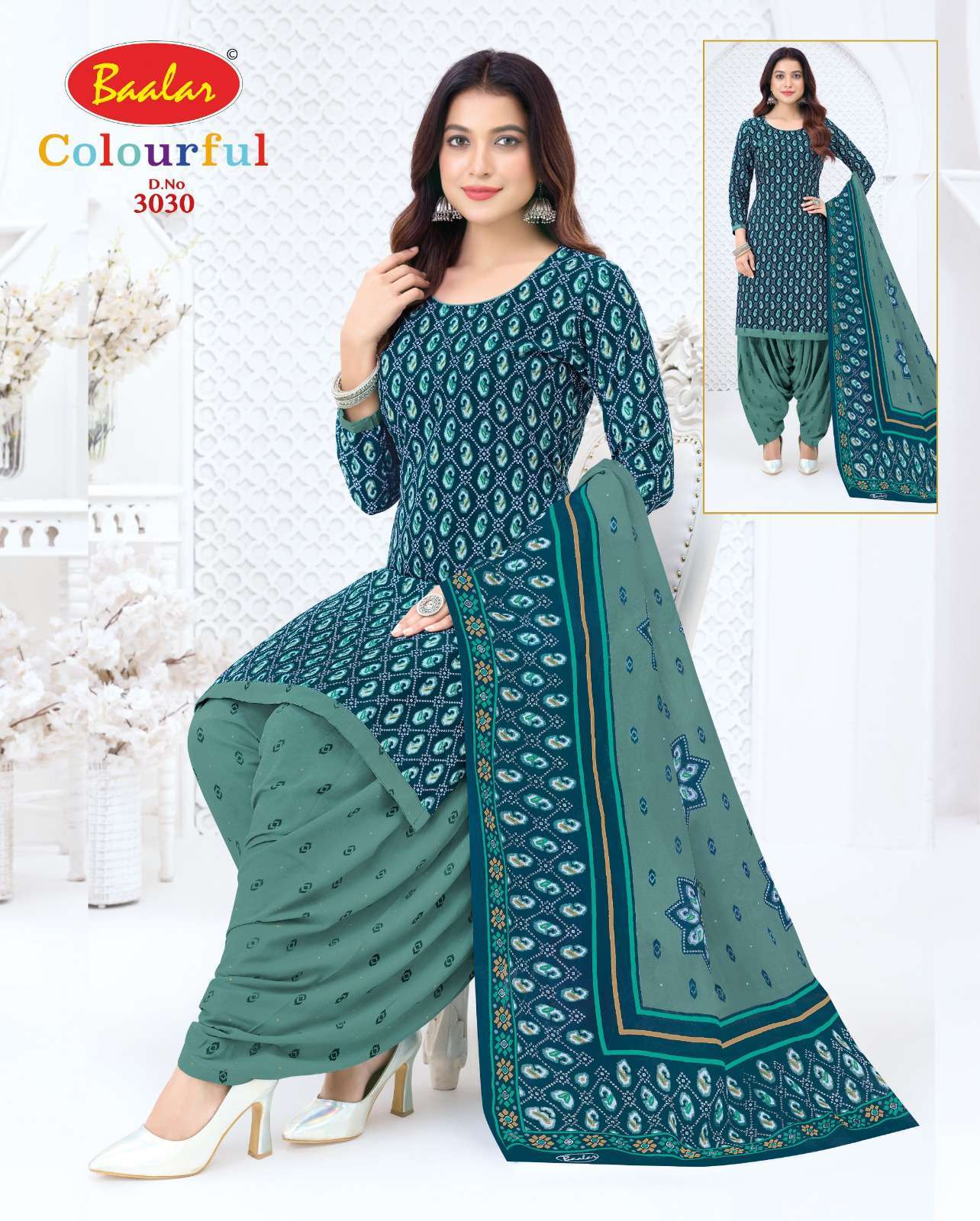 Baalar Colourful Vol 30 Cotton Dress Material 36 pcs Catalogue