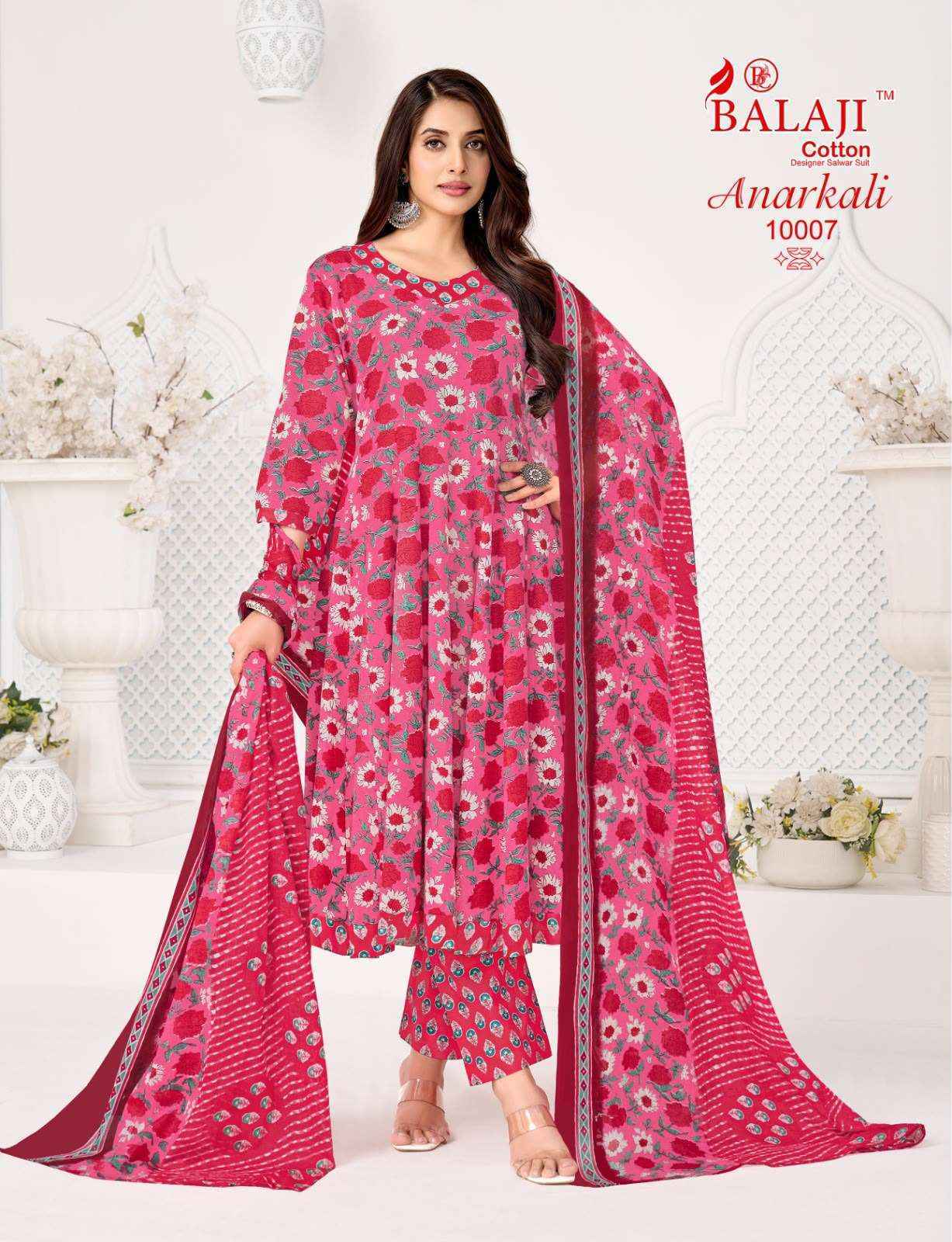 Balaji Anarkali Vol 10 Cotton Kurti Combo 8 pcs Catalogue