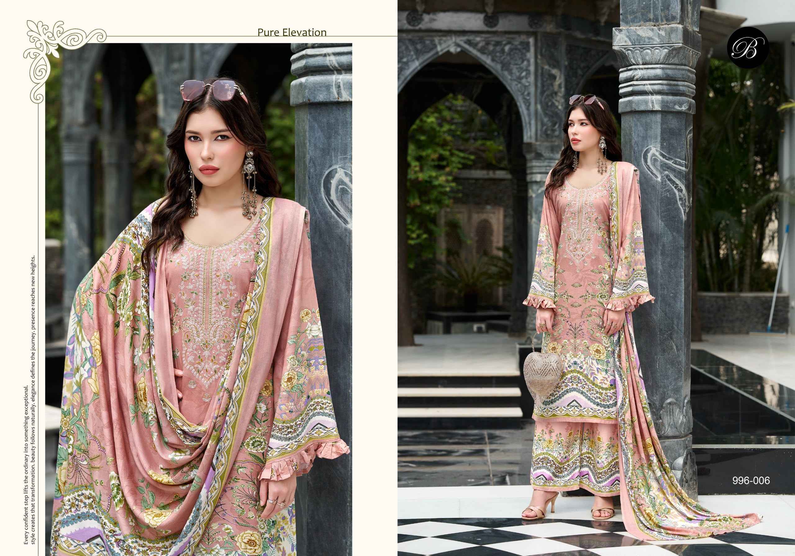 Belliza Dilkhush Vol 4 Viscose Rayon Dress Material 8 pcs Catalogue