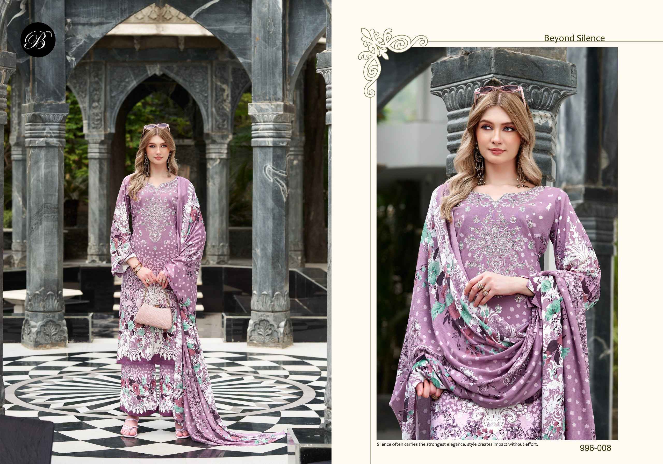 Belliza Dilkhush Vol 4 Viscose Rayon Dress Material 8 pcs Catalogue