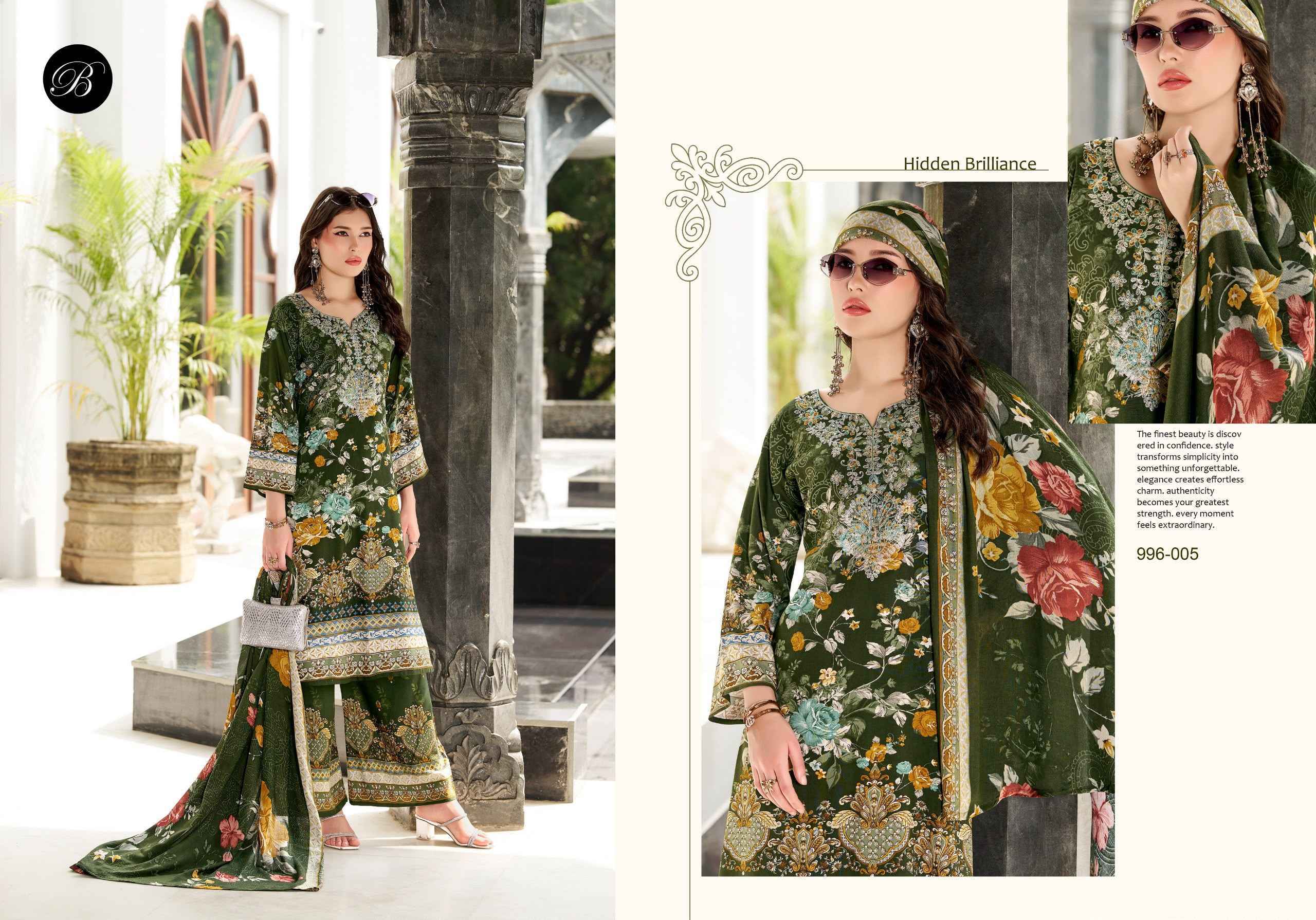 Belliza Dilkhush Vol 4 Viscose Rayon Dress Material 8 pcs Catalogue