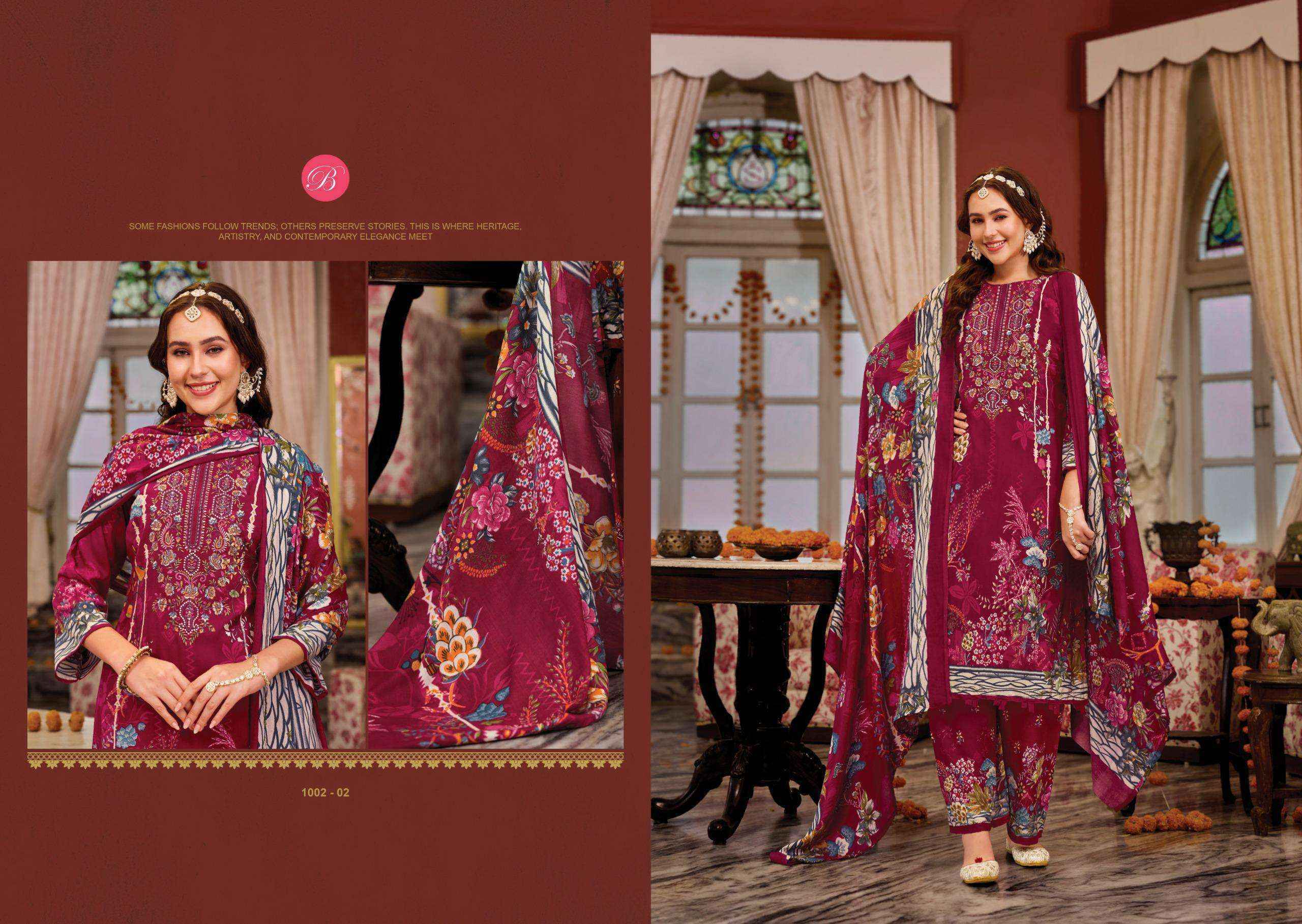 Belliza Dilkhush Vol 5 Viscose Rayon Dress Material 8 pcs Catalogue