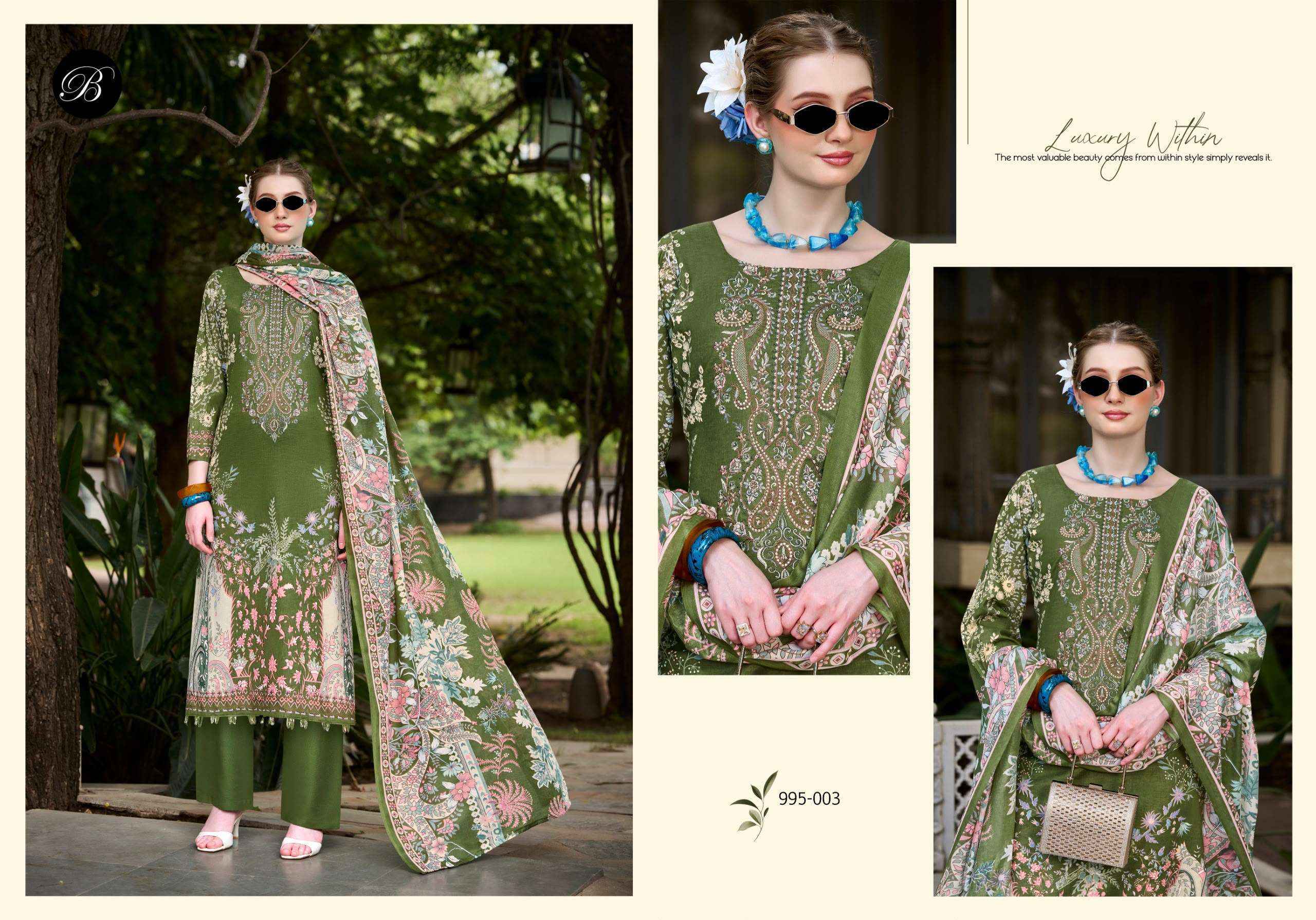 Belliza Naira Vol 153 Cotton Dress Material 8 pcs Cataloge