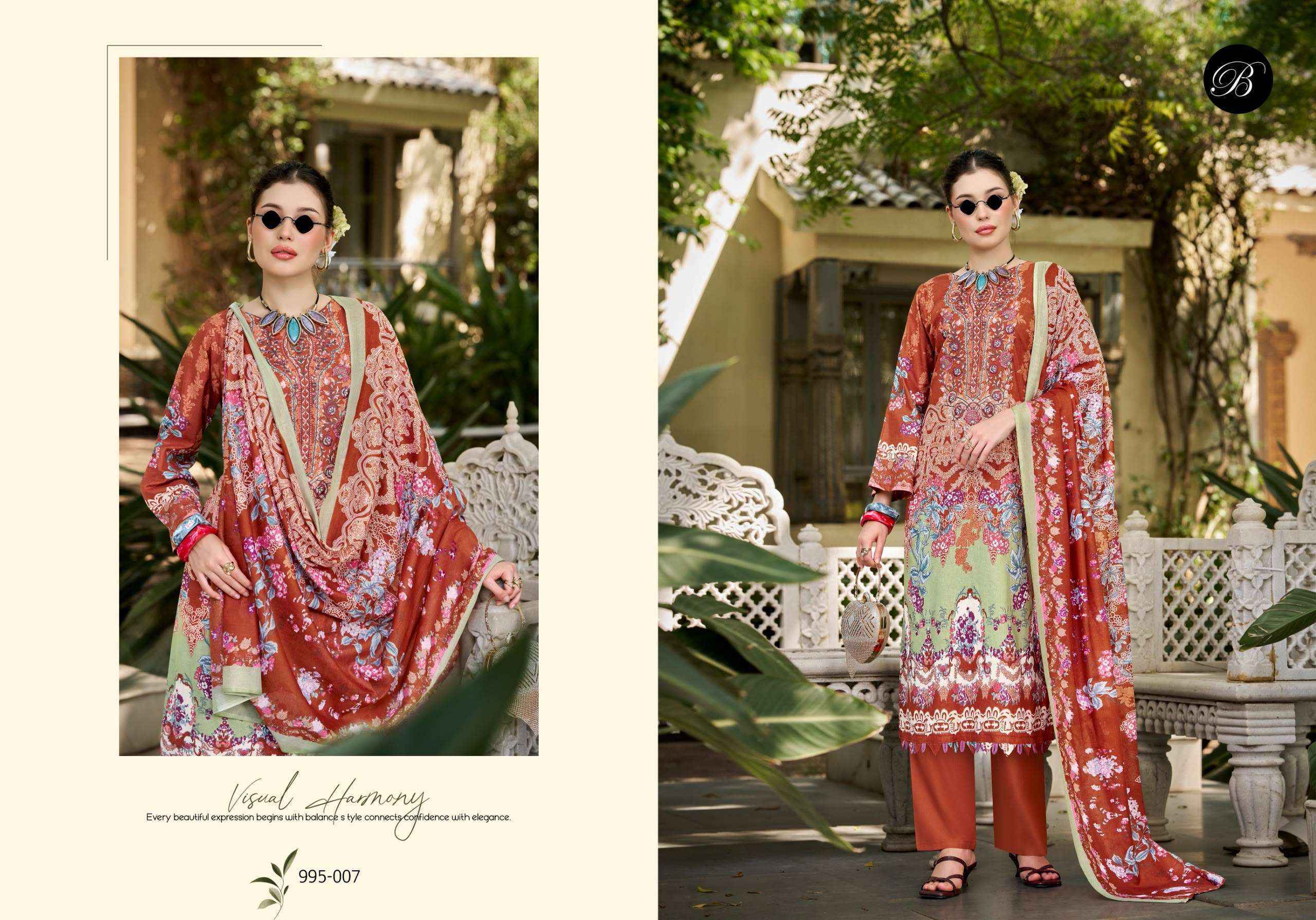 Belliza Naira Vol 153 Cotton Dress Material 8 pcs Cataloge