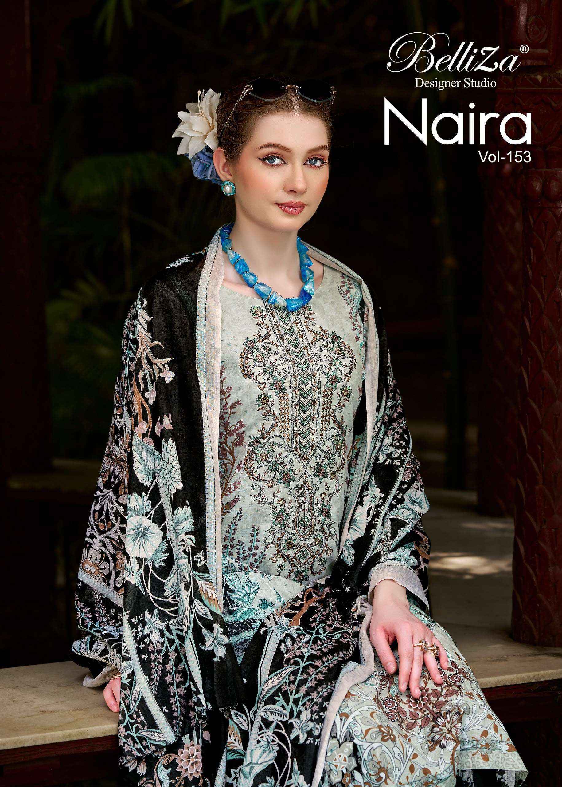 Belliza Naira Vol 153 Cotton Dress Material 8 pcs Cataloge