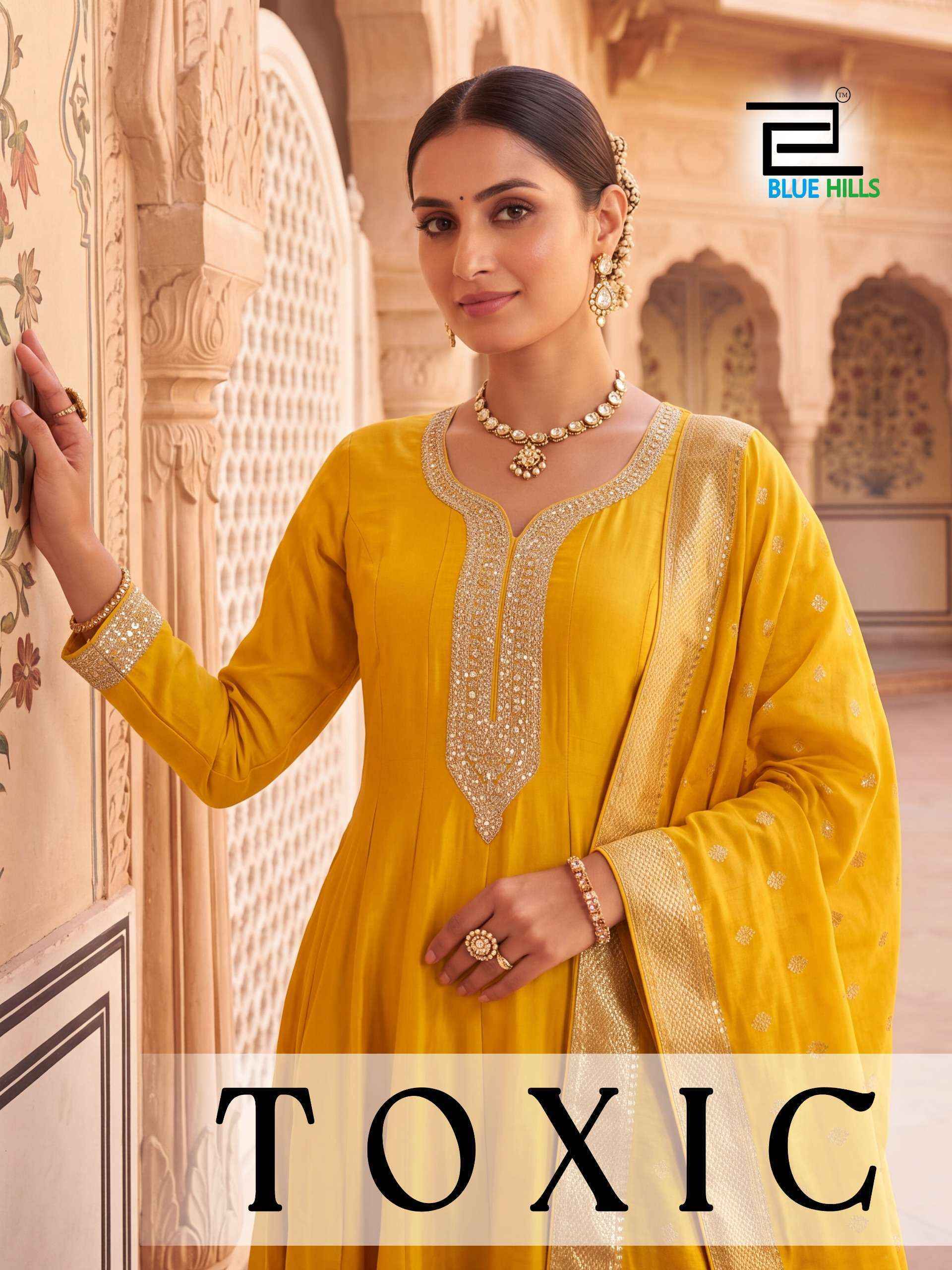 Blue Hills Toxic Silk Kurti Combo 4 pcs Catalogue