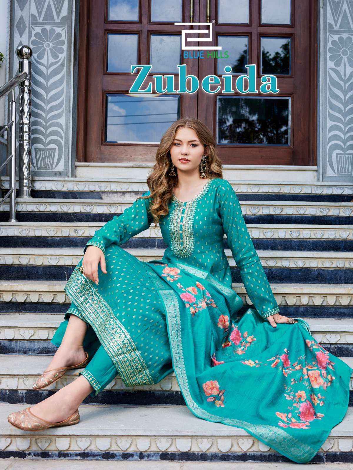 Blue Hills Zubeida Chanderi Silk Kurti Combo 4 pcs Catalogue