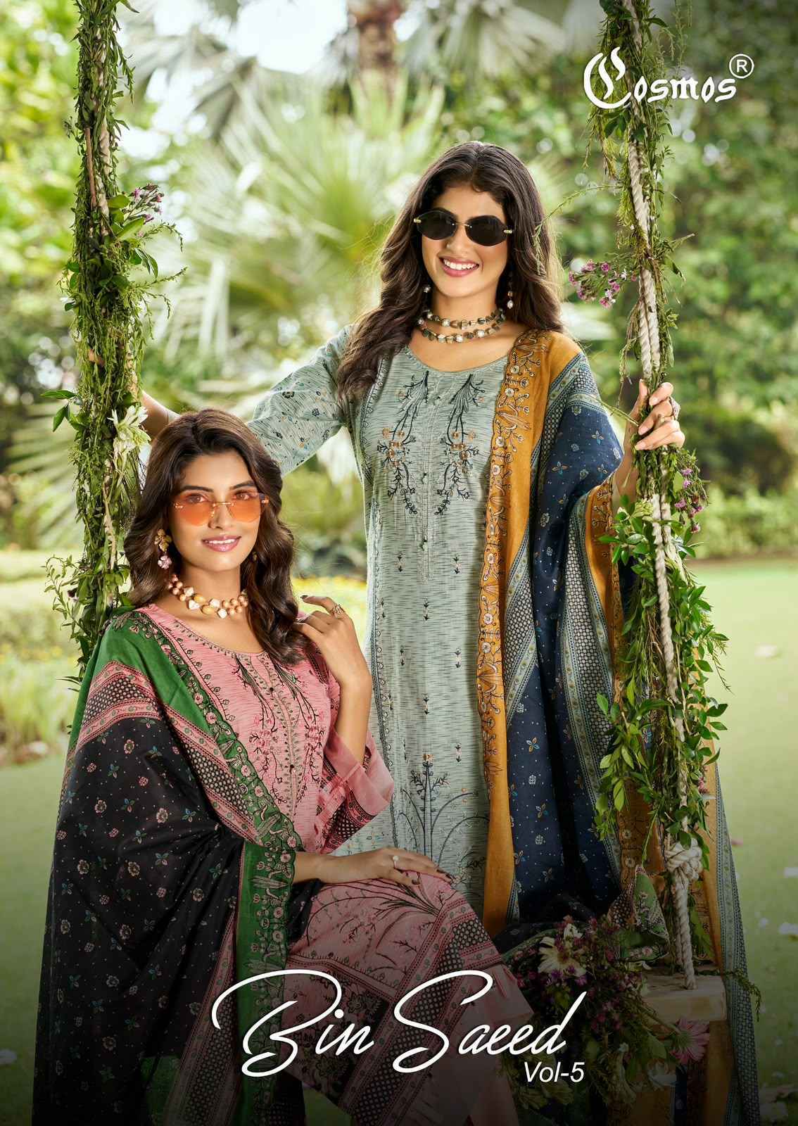 Cosmos Bin Saeed Vol 5 Cotton Dress Material 8 pcs Catalogue
