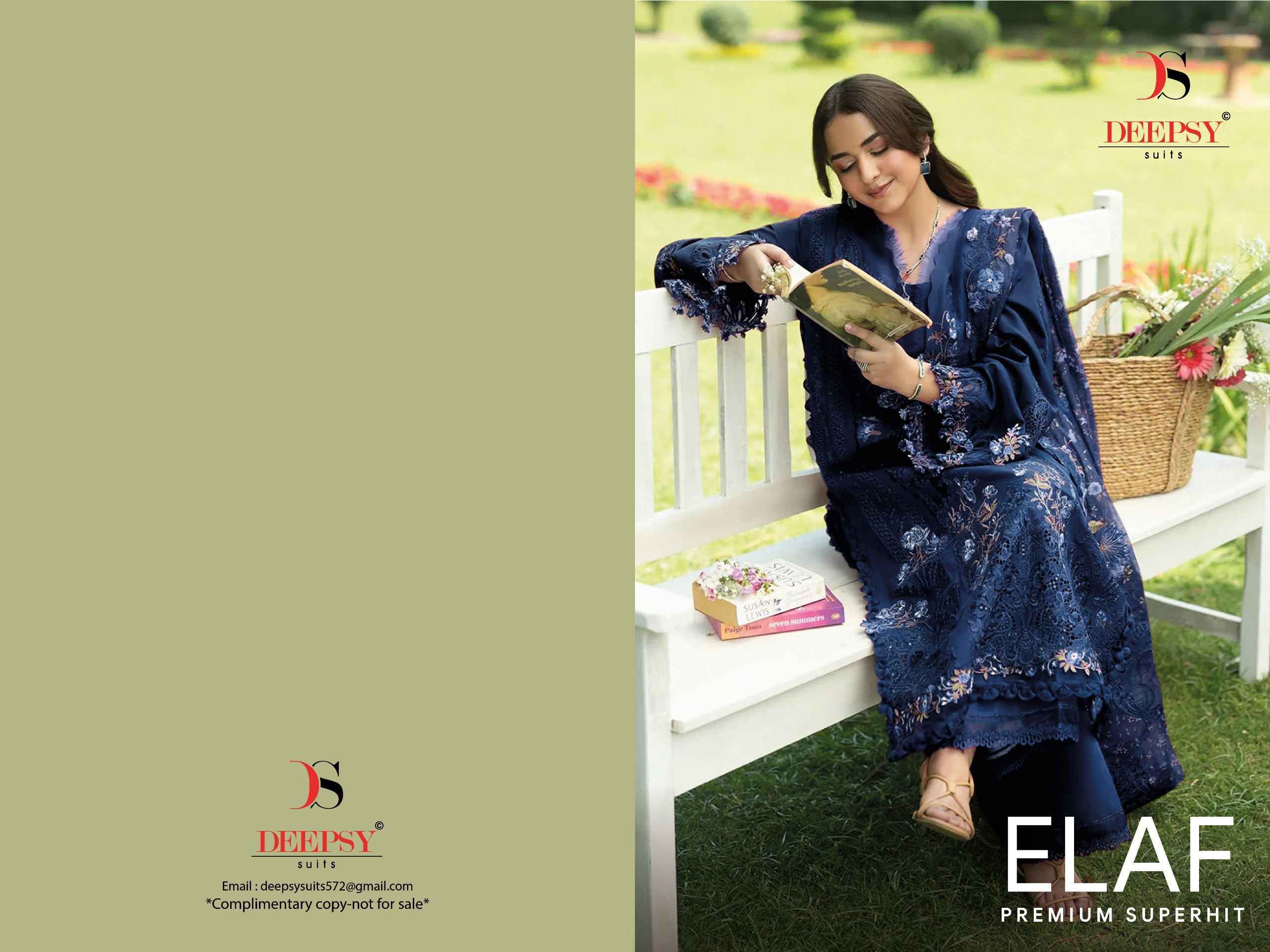 Deepsy Elaf Premium Superhit Cotton Dress Material 6 pcs Catalogue