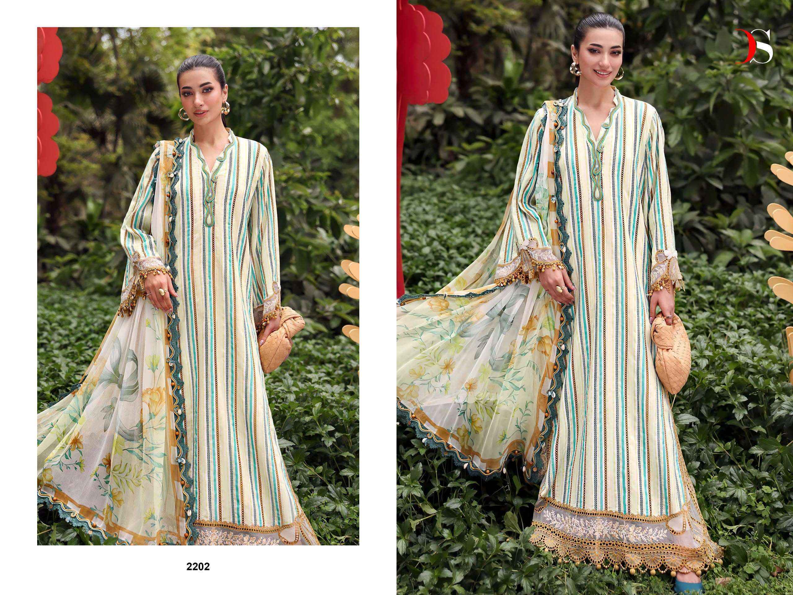 Deepsy Maria B M Print Vol 9 Cotton Dress Material 8 pcs Catalogue