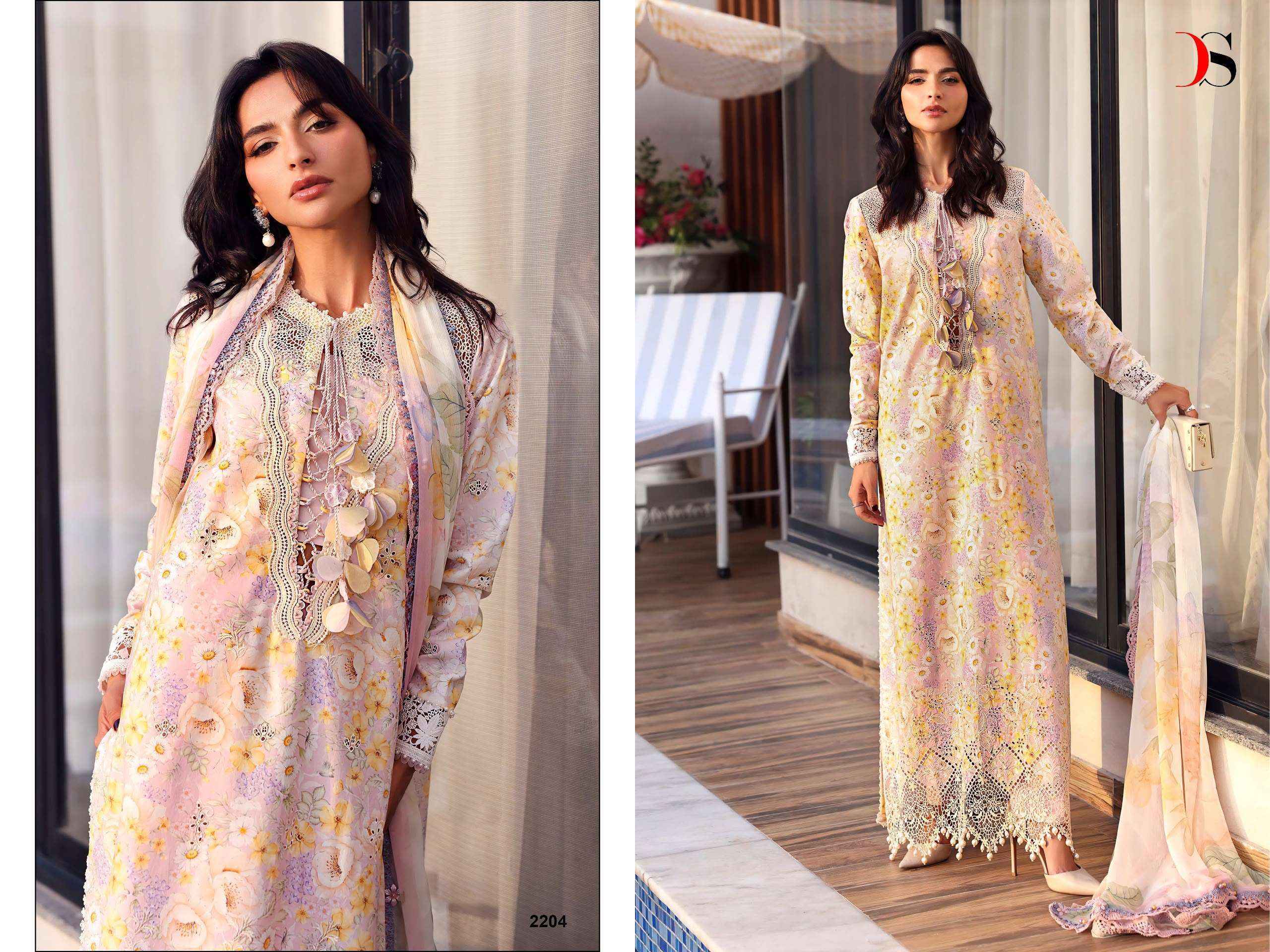 Deepsy Maria B M Print Vol 9 Cotton Dress Material 8 pcs Catalogue