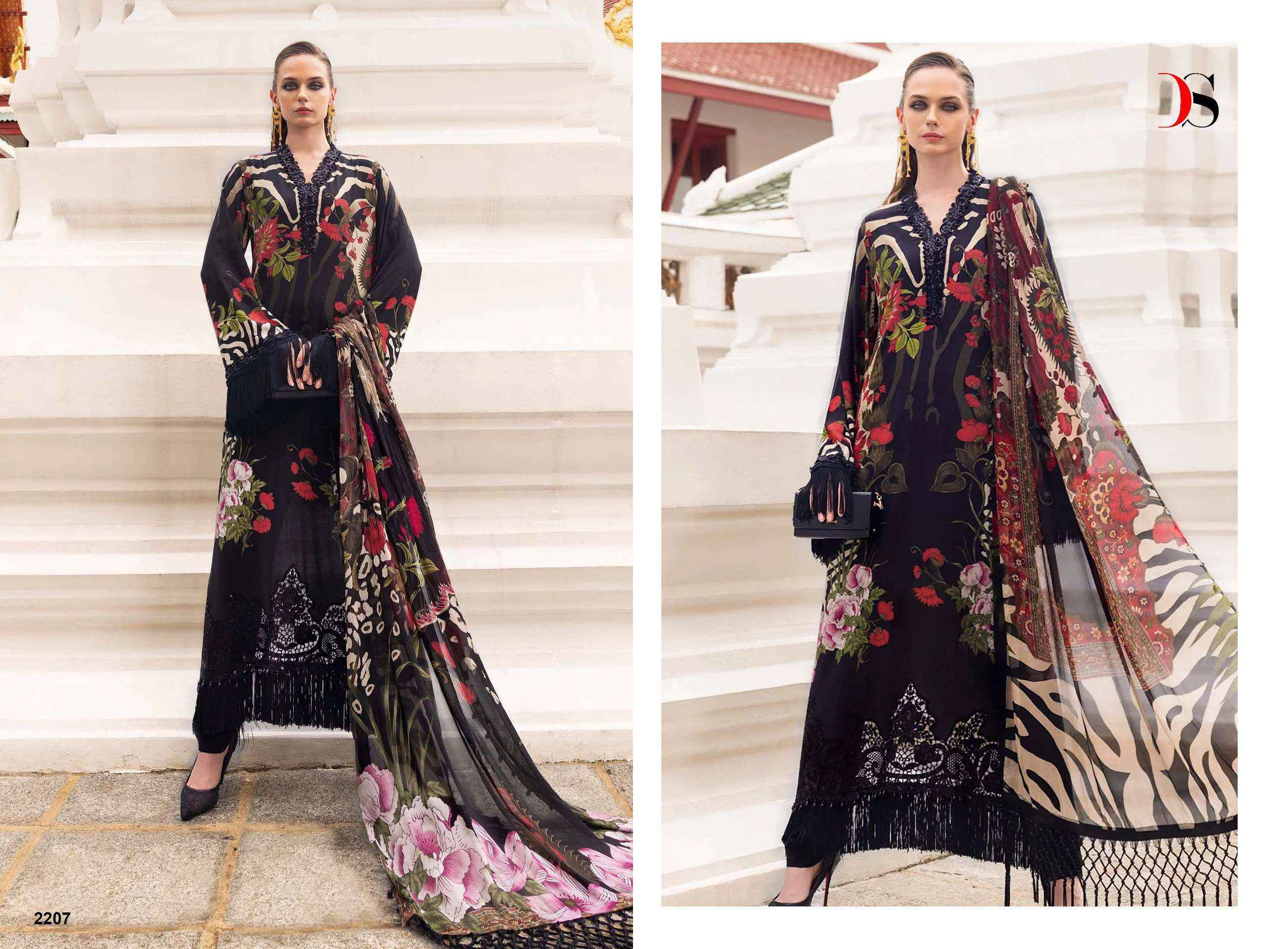 Deepsy Maria B M Print Vol 9 Cotton Dress Material 8 pcs Catalogue