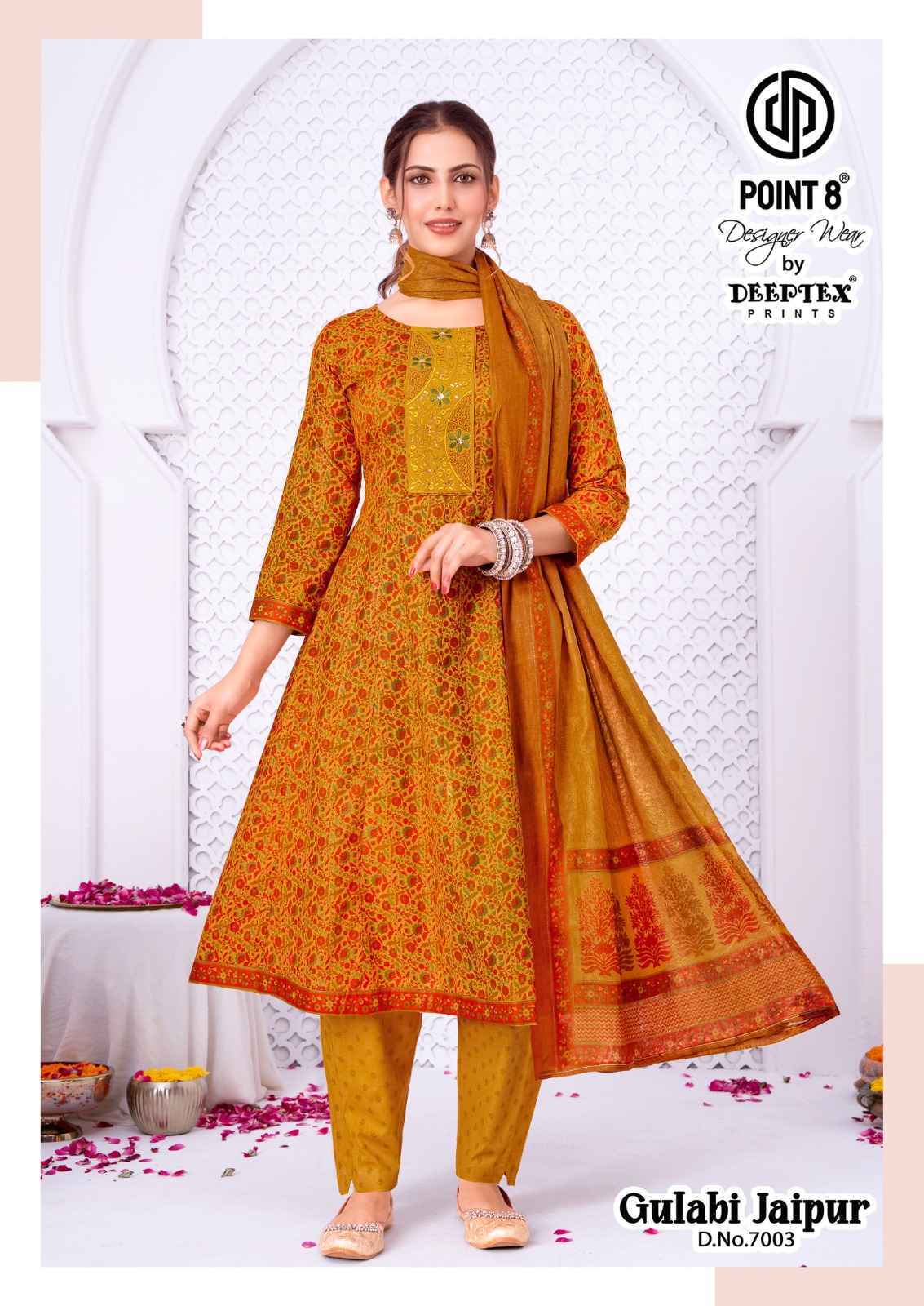 Deeptex Gulabi Jaipur Vol 7 Readymade Cotton Dress 8 pcs Catalogue