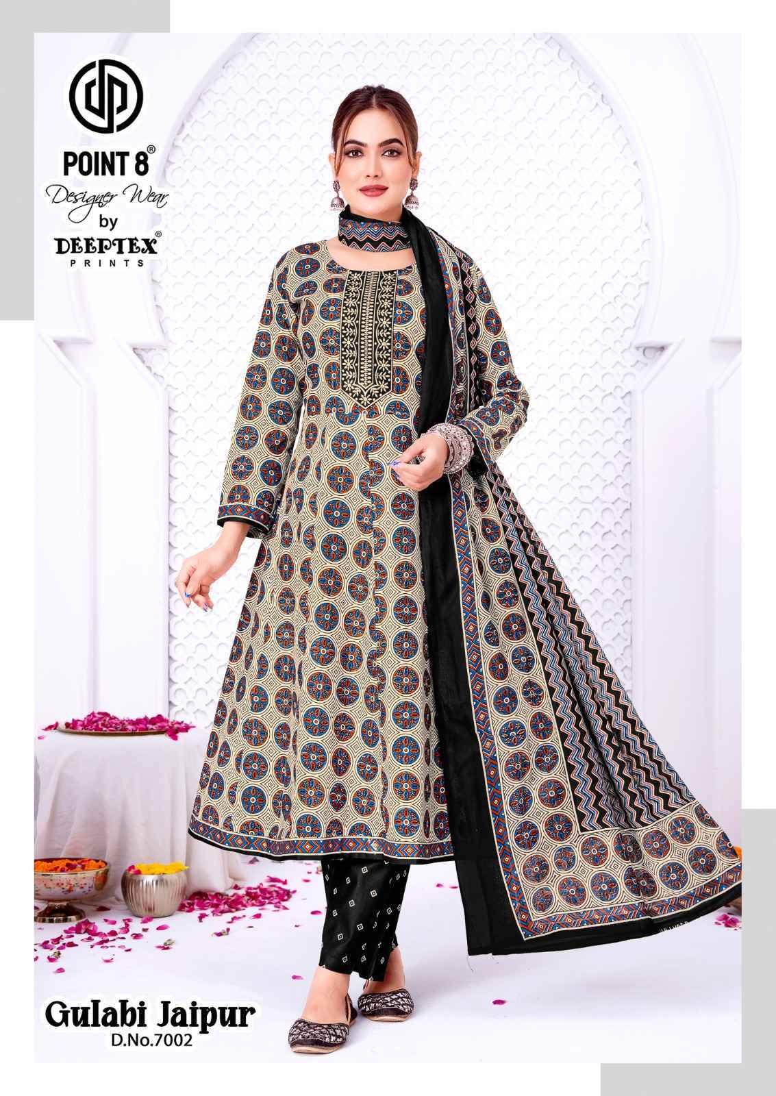 Deeptex Gulabi Jaipur Vol 7 Readymade Cotton Dress 8 pcs Catalogue